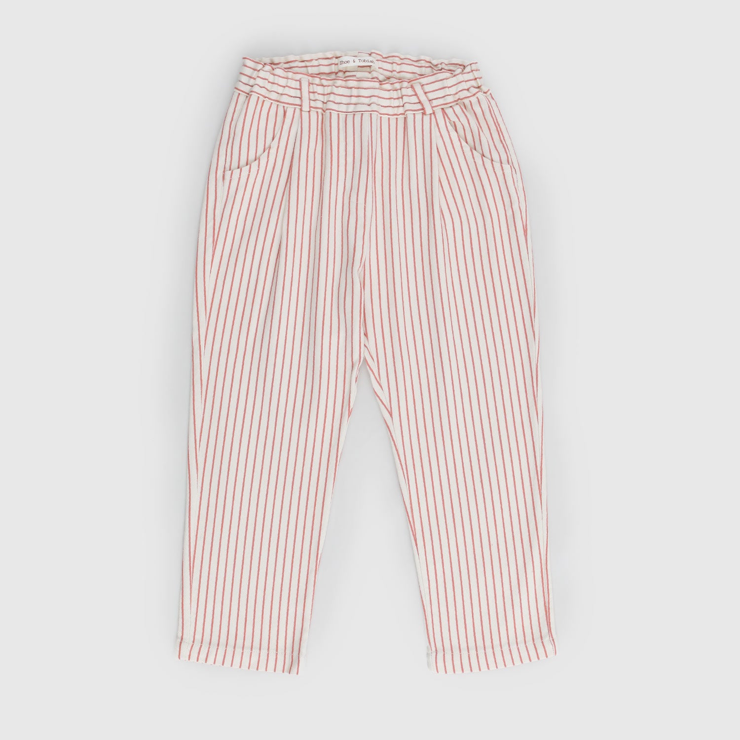 pantalone lungo beige righe verticali bambina - annameglio.com abbigliamento moda