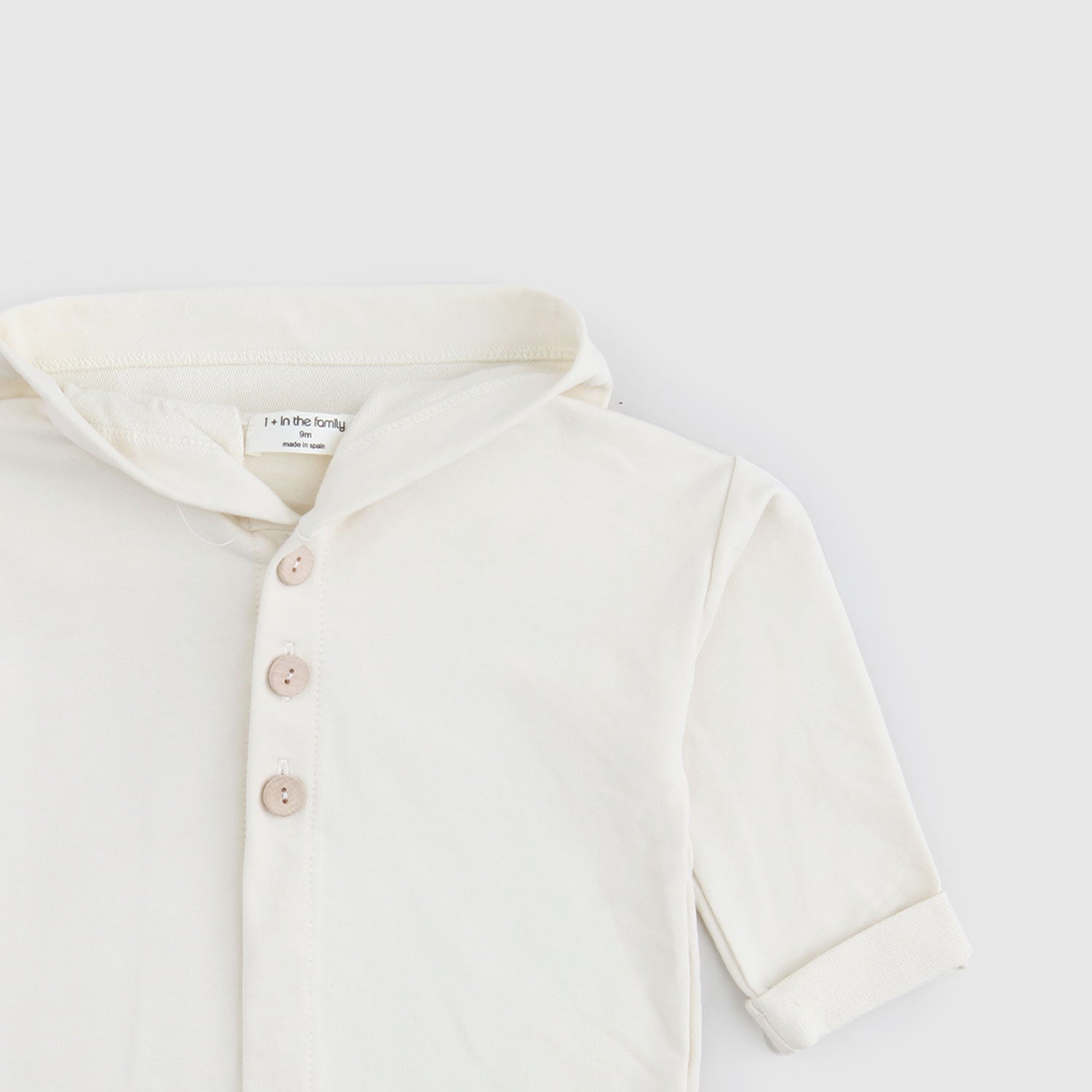 maglia con cappuccio paolo beige neonata - annameglio.com abbigliamento moda