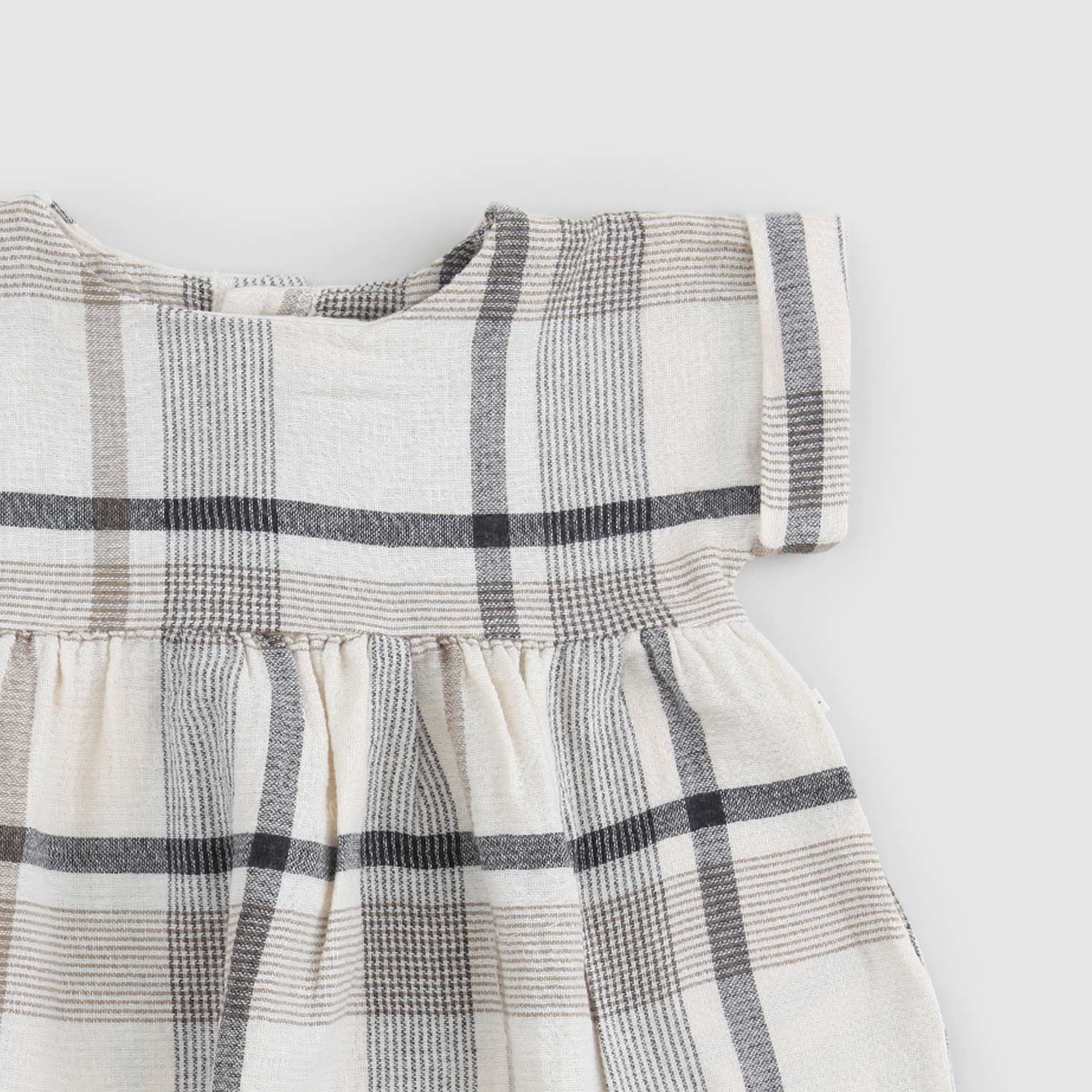 vestito beige a quadri josephine neonata - annameglio.com abbigliamento moda