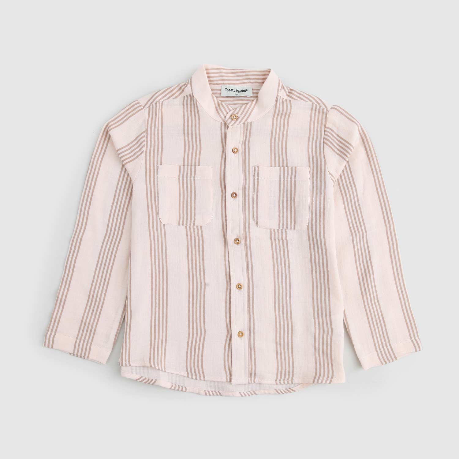 Camicia a righe rosa salmone - annameglio.com abbigliamento moda