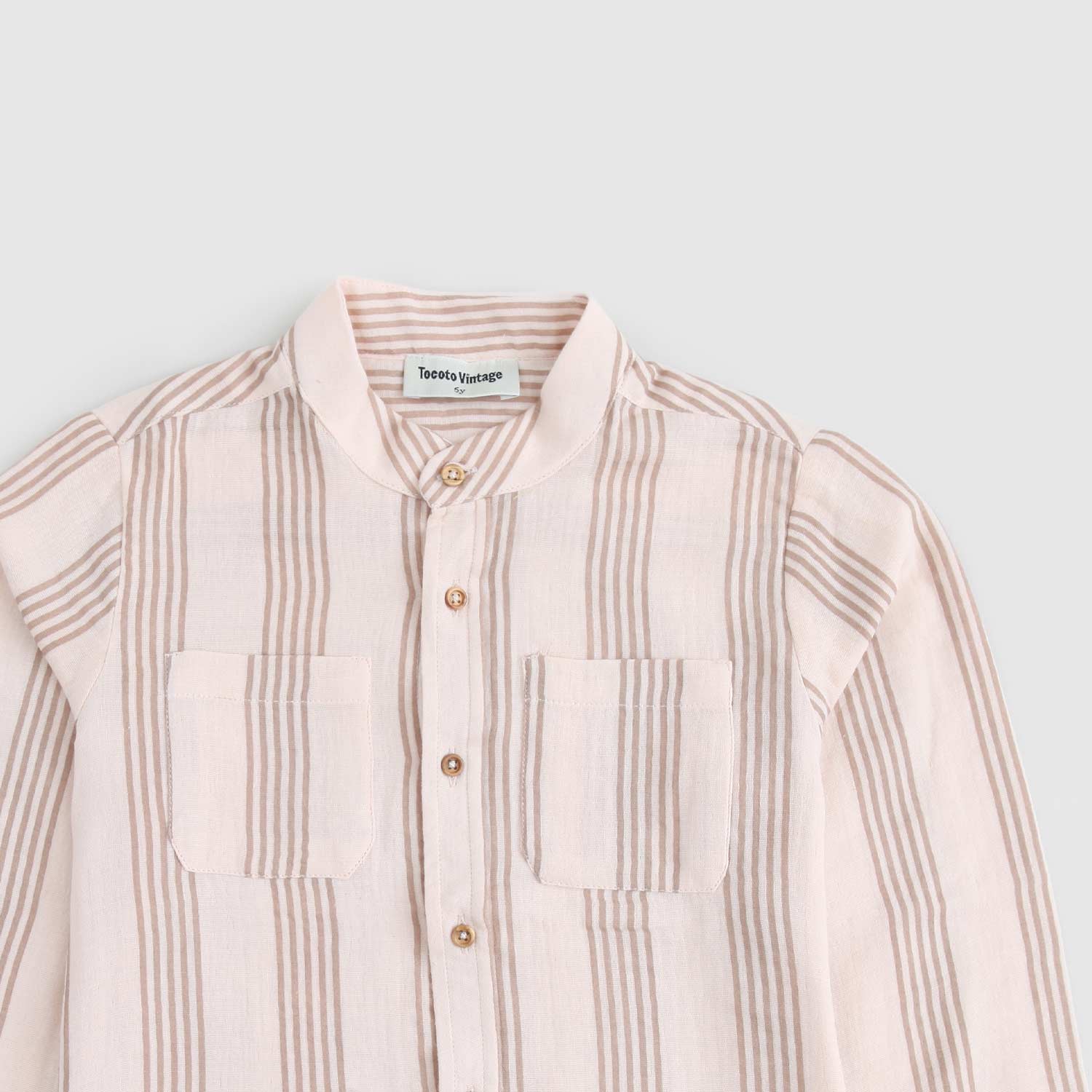 Camicia a righe rosa salmone - annameglio.com abbigliamento moda