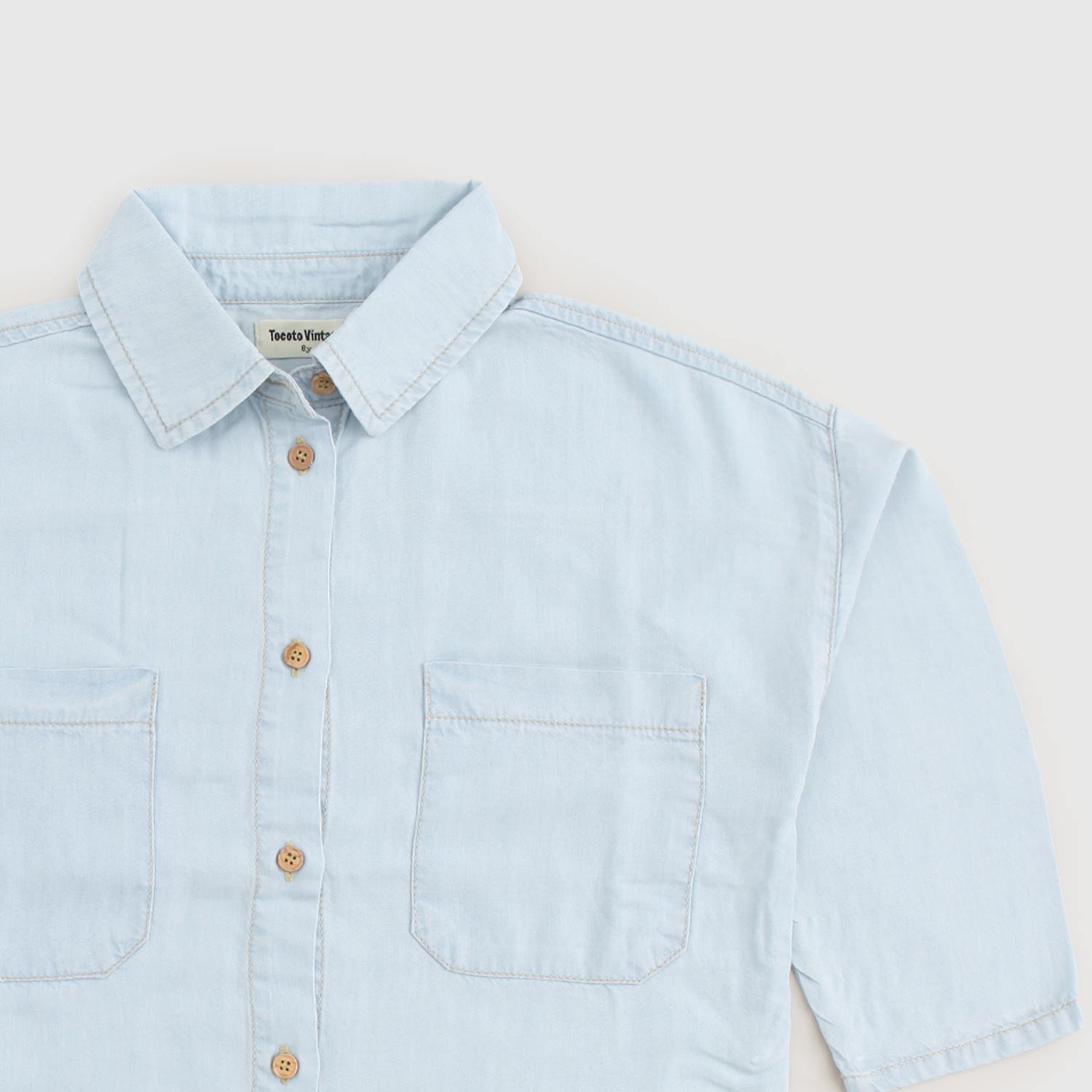 camicia celeste oversize ragazza - annameglio.com abbigliamento moda