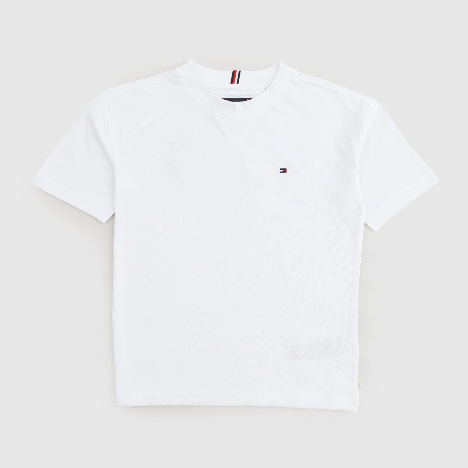 maglia bianca ragazzo cucitura logo - annameglio.com abbigliamento moda