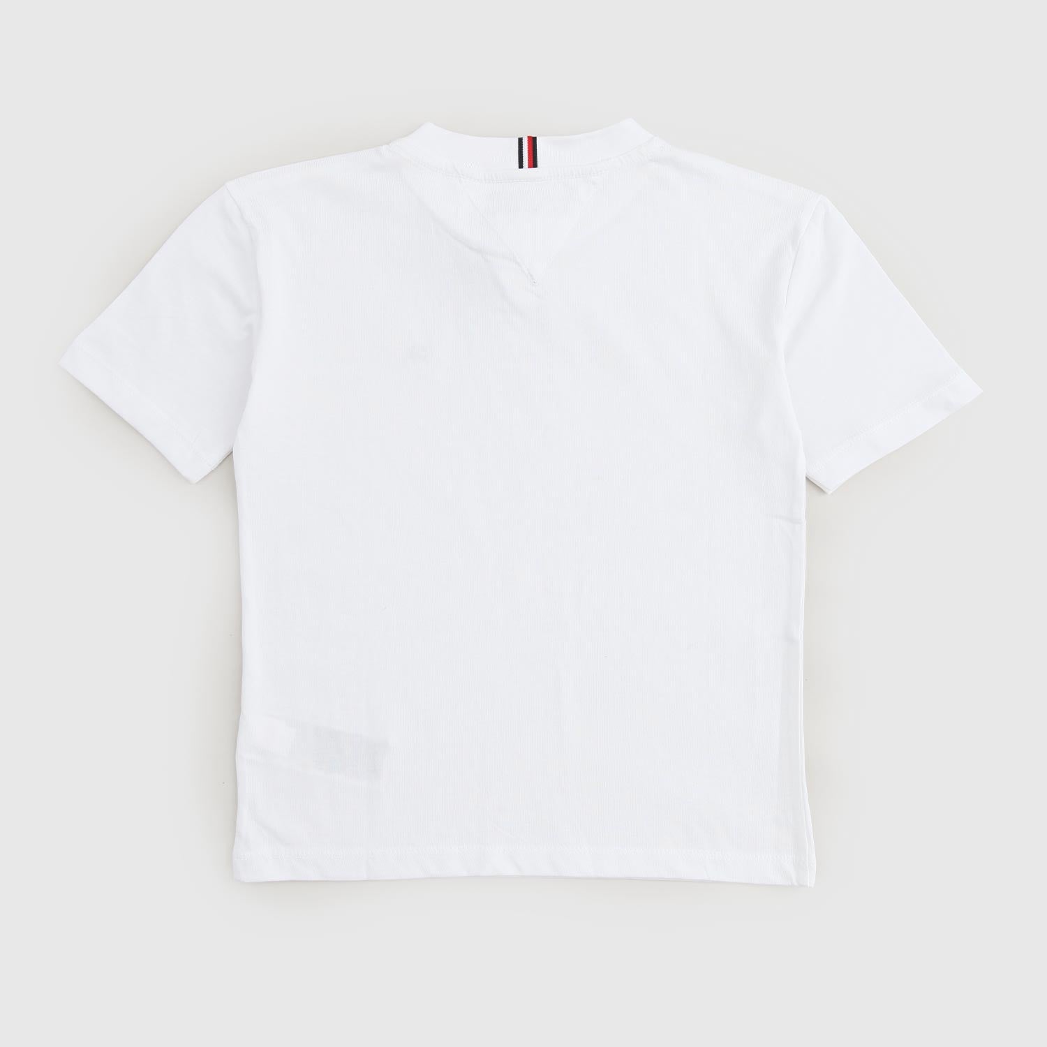 maglia bianca ragazzo cucitura logo - annameglio.com abbigliamento moda