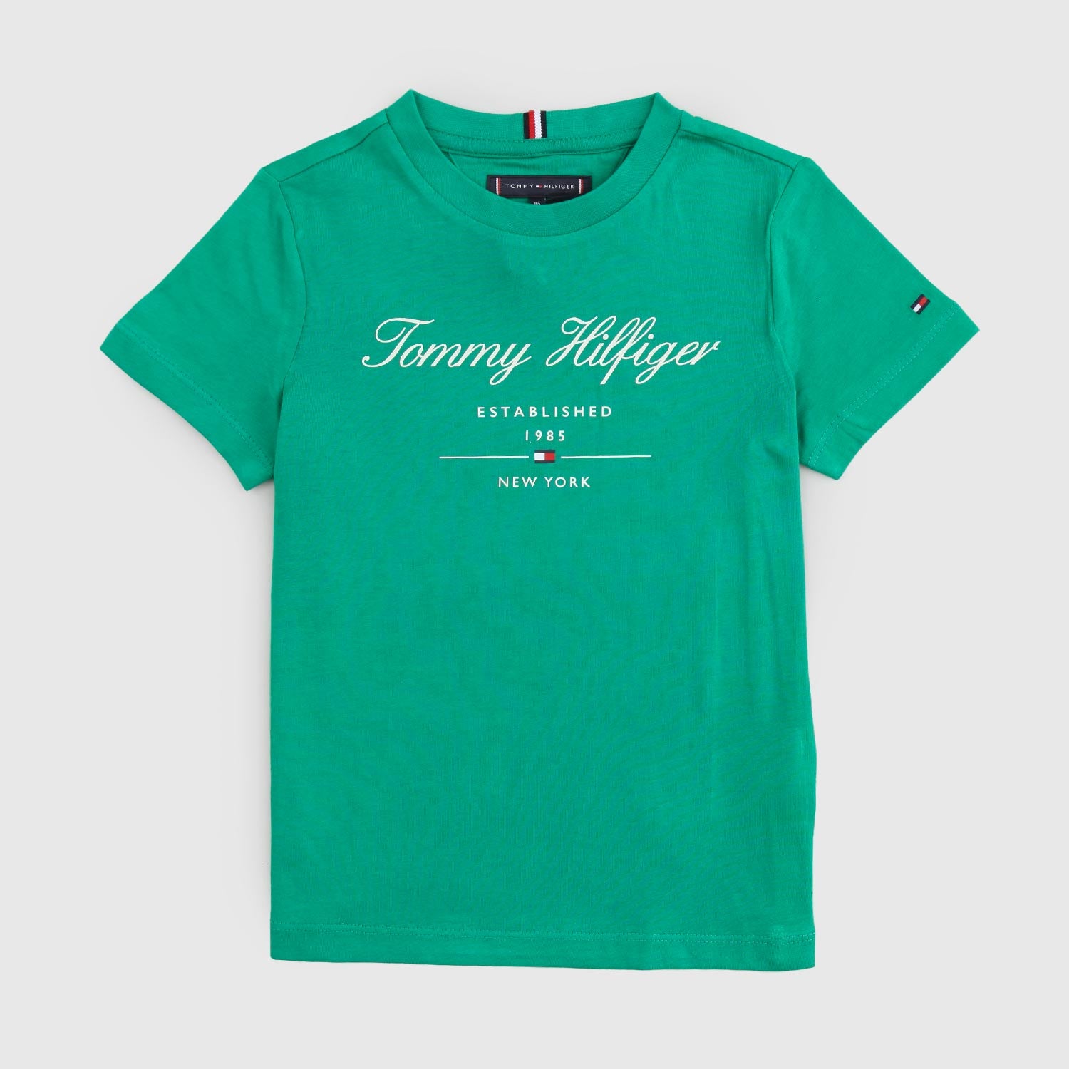 t-shirt verde stampa centrale - annameglio.com abbigliamento moda