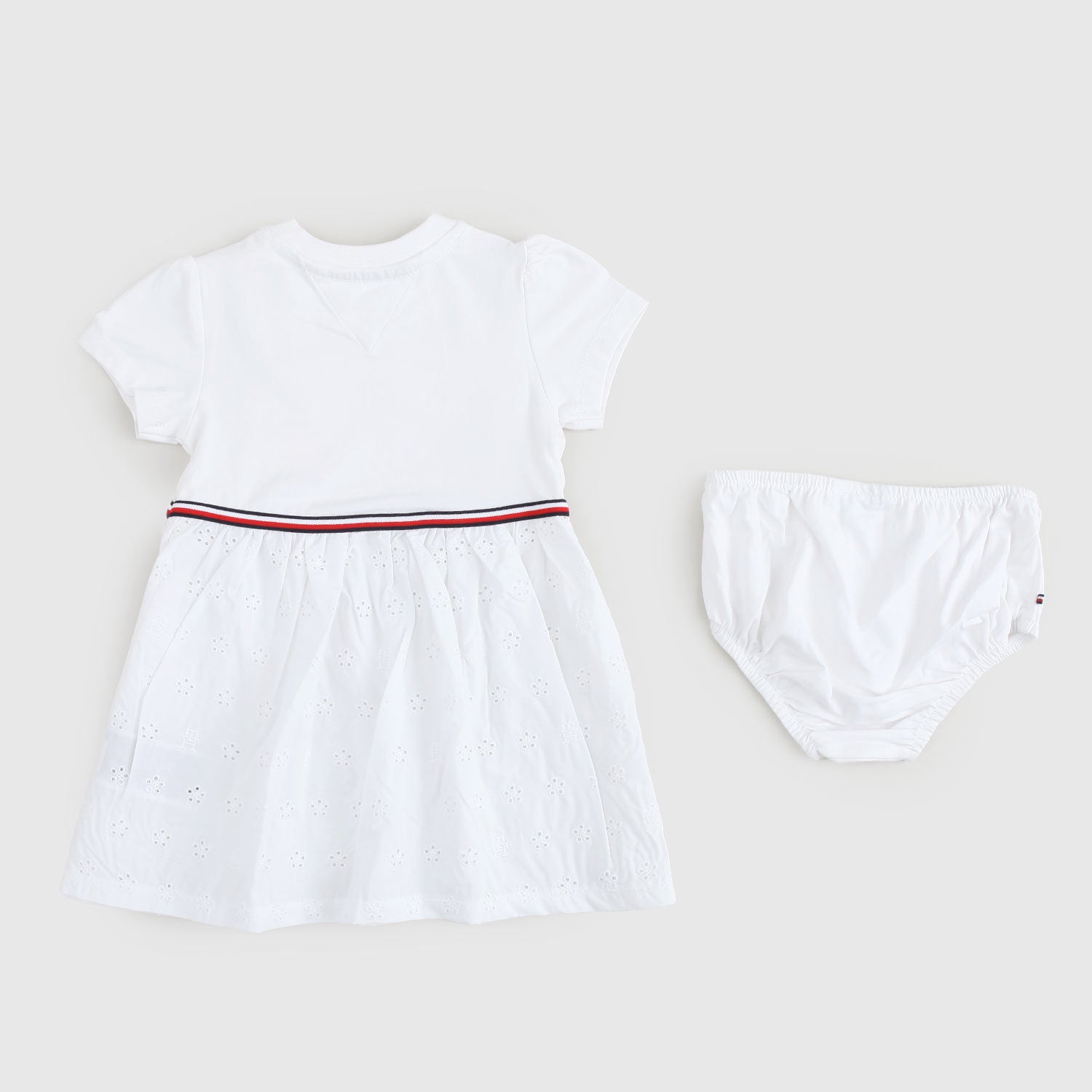 Vestito bimba in Jersey e pizzo sangallo TH - annameglio.com abbigliamento moda