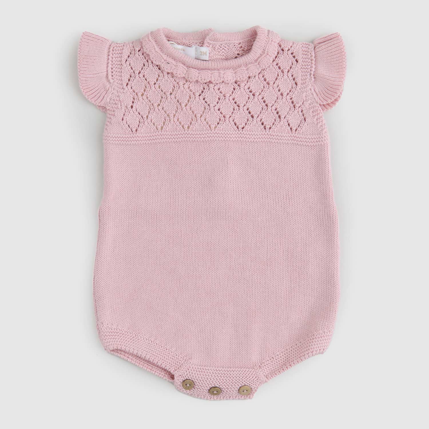 tutina rosa antico neonata in maglia - annameglio.com abbigliamento moda