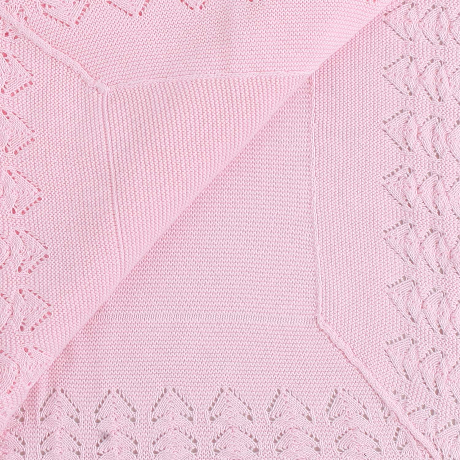 copertina rosa neonata in maglia - annameglio.com abbigliamento moda