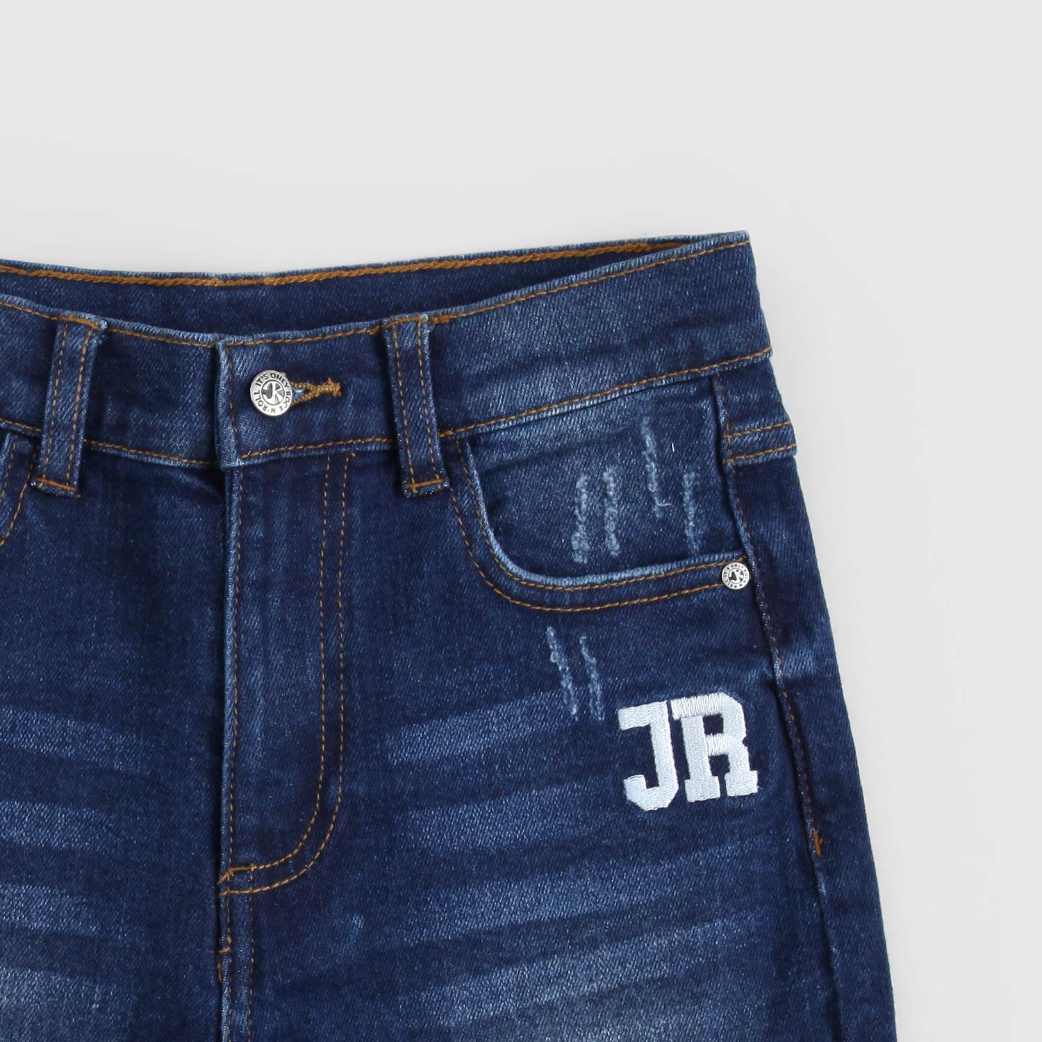 Bermuda in denim blue dark - annameglio.com abbigliamento moda