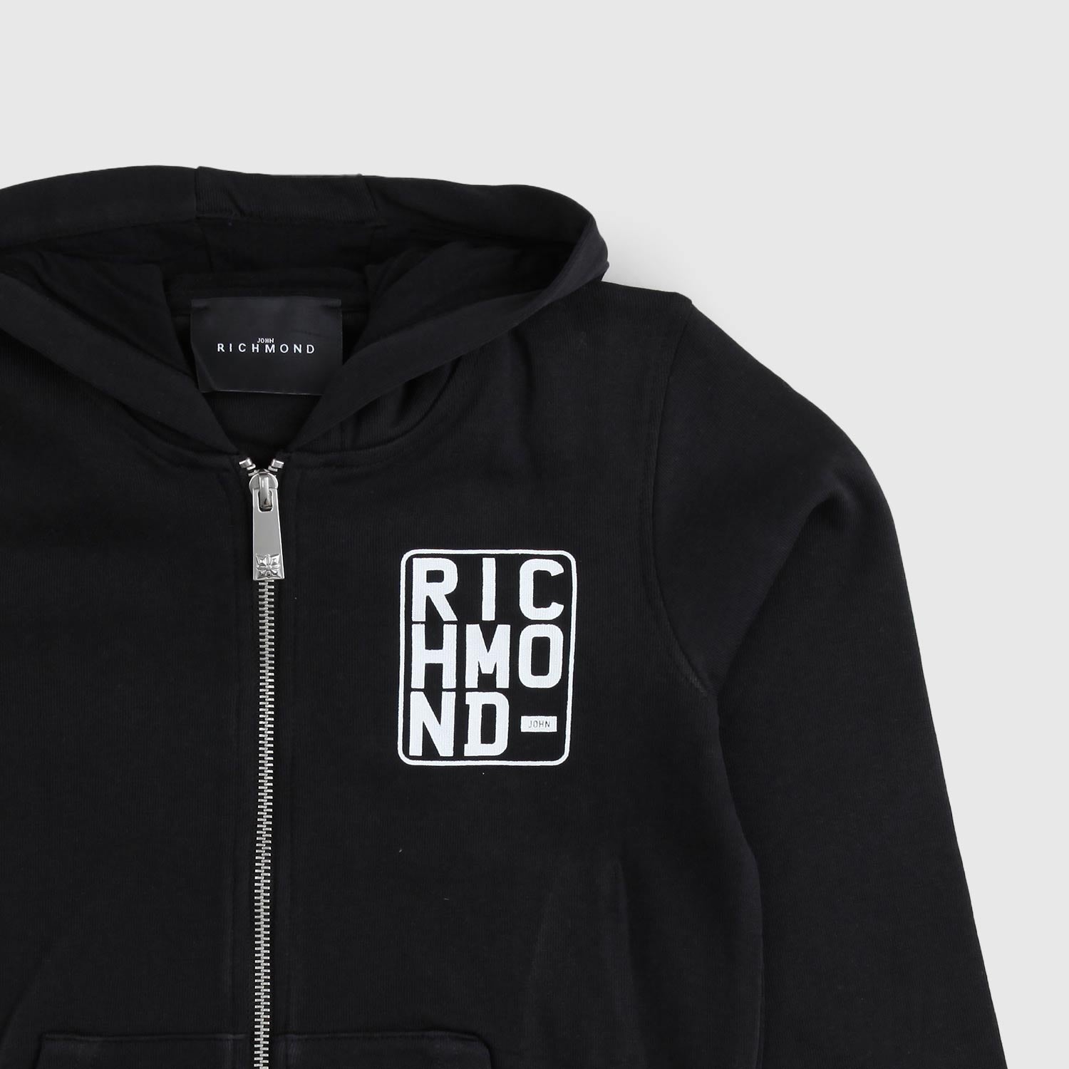 felpa con zip nera bambino e ragazzo - annameglio.com abbigliamento moda