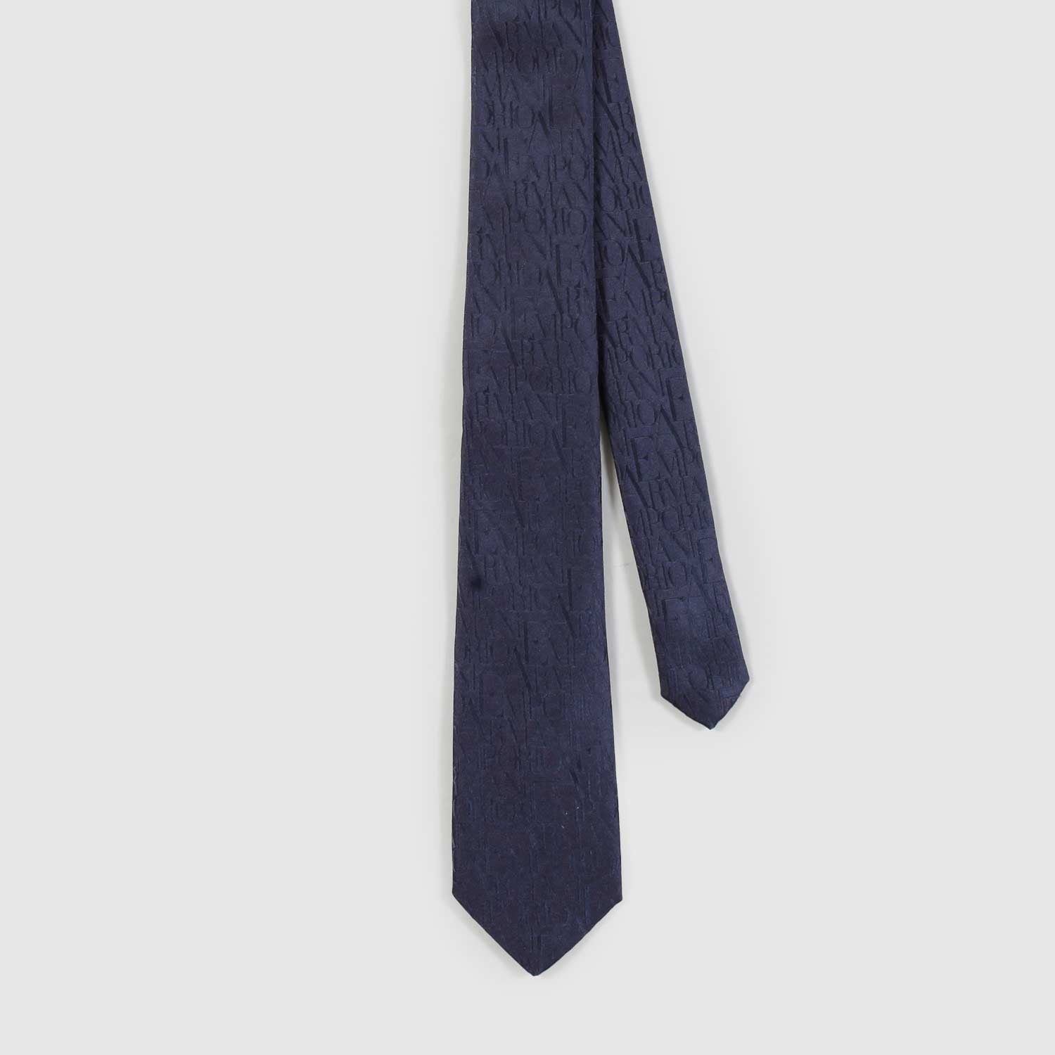 cravatta blu stampa all-over - annameglio.com abbigliamento moda