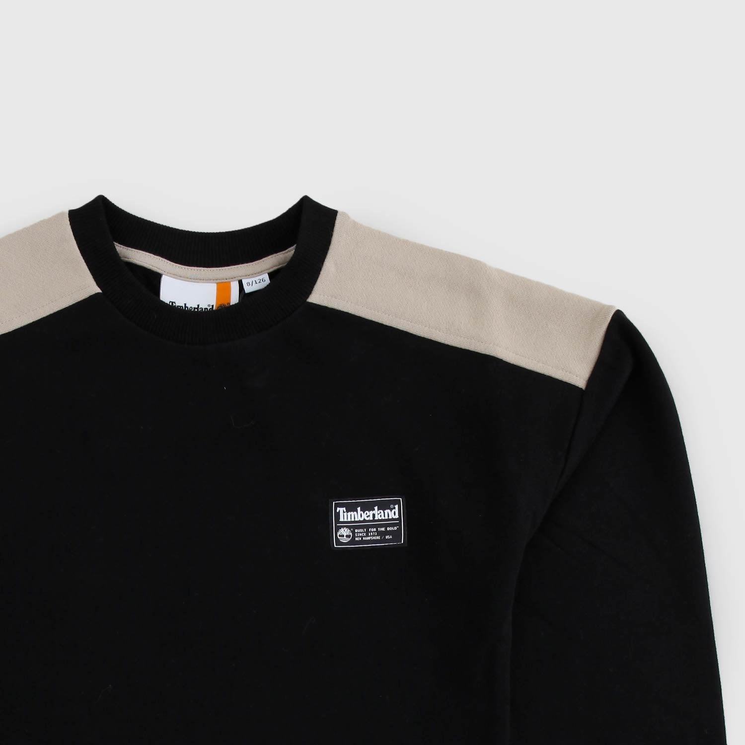 felpa nera con dettagli beige ragazzo - annameglio.com abbigliamento moda