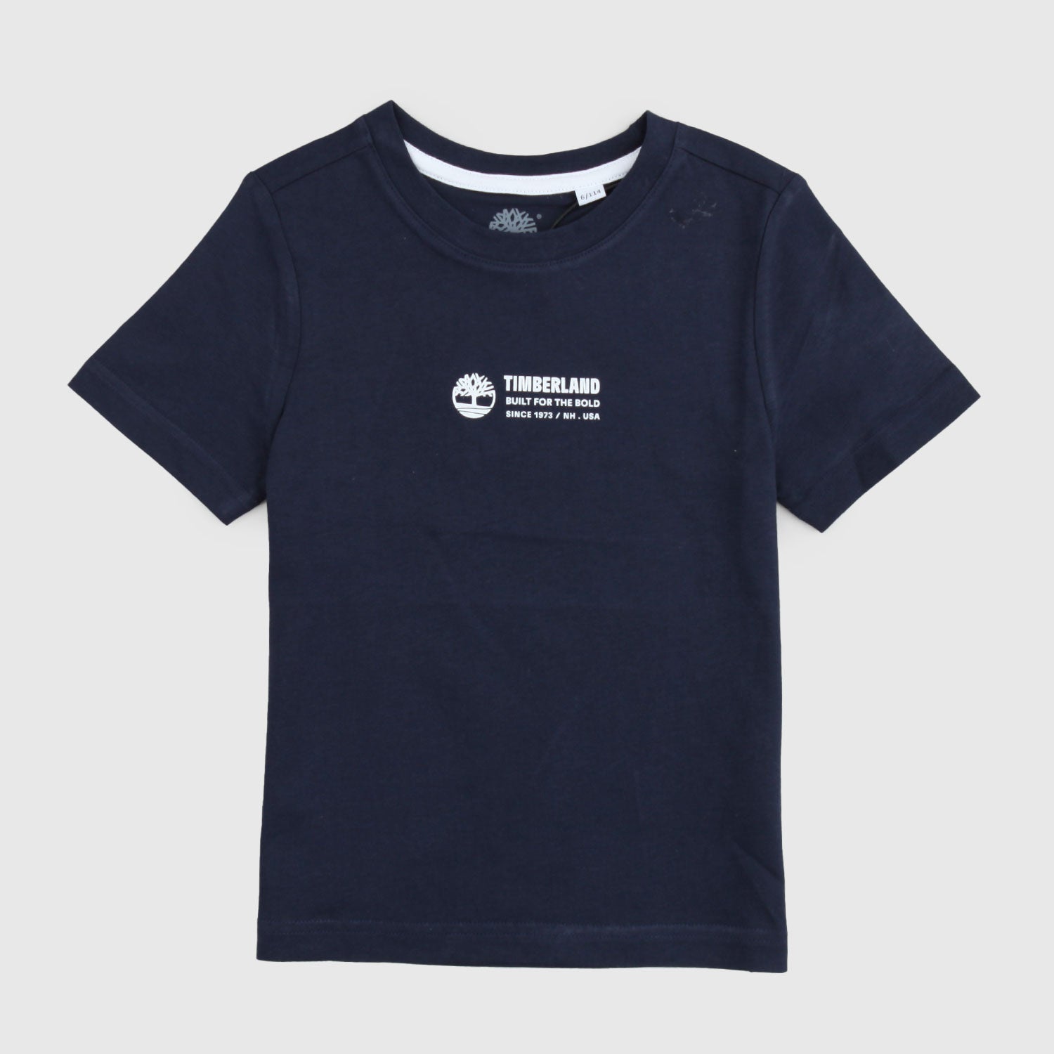 t-shirt blu con stampa bianca ragazzo e bambino - annameglio.com abbigliamento moda