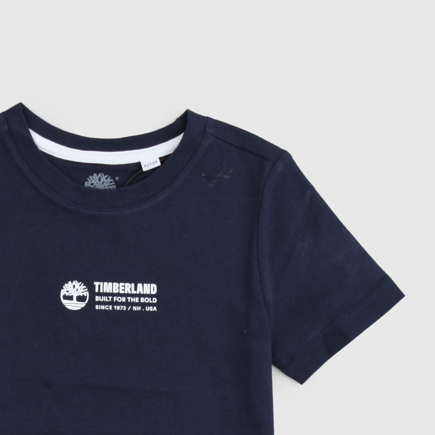 t-shirt blu con stampa bianca ragazzo e bambino - annameglio.com abbigliamento moda