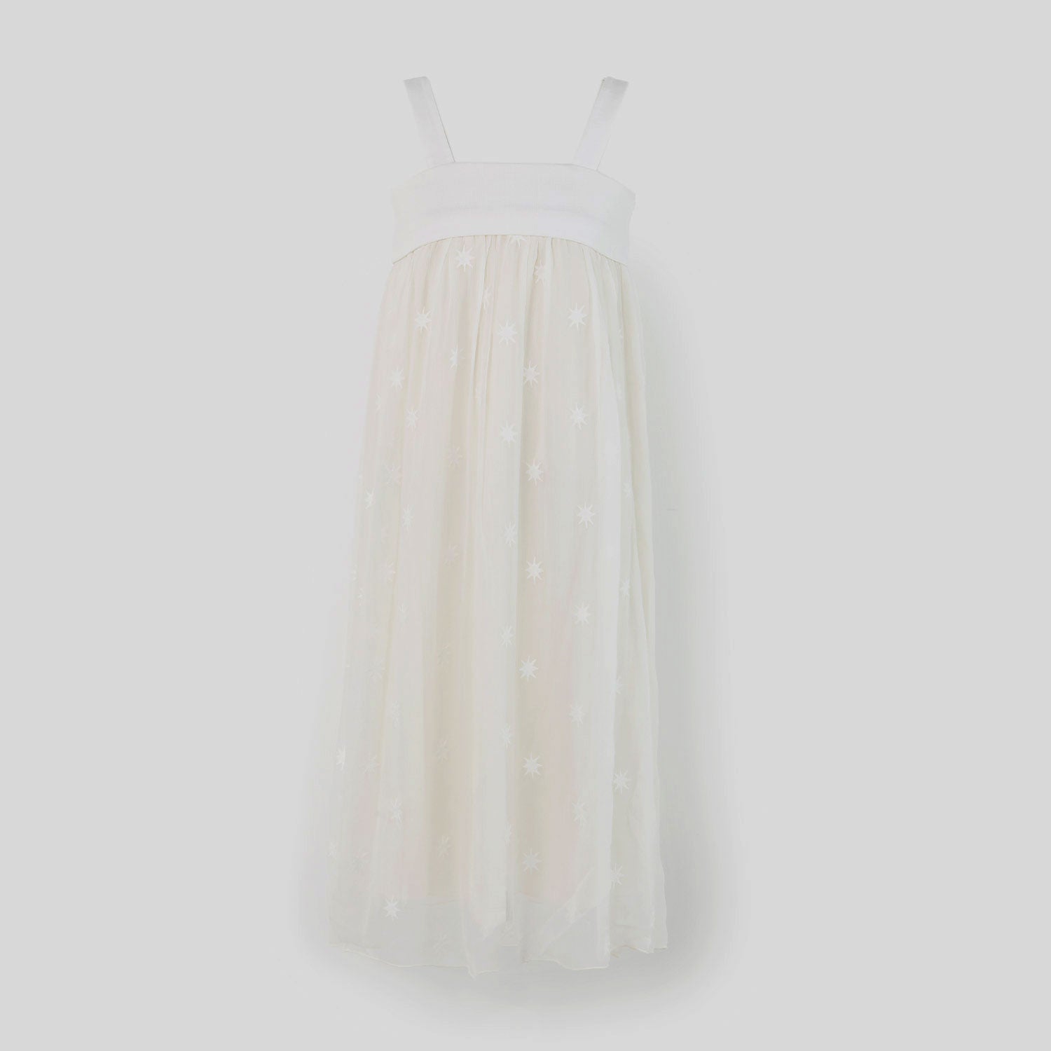 abito beige e bianco in seta - annameglio.com abbigliamento moda