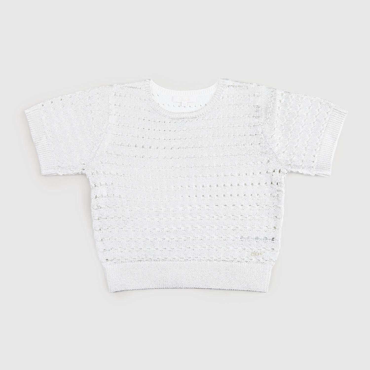 t-shirt top argento bambina - annameglio.com abbigliamento moda