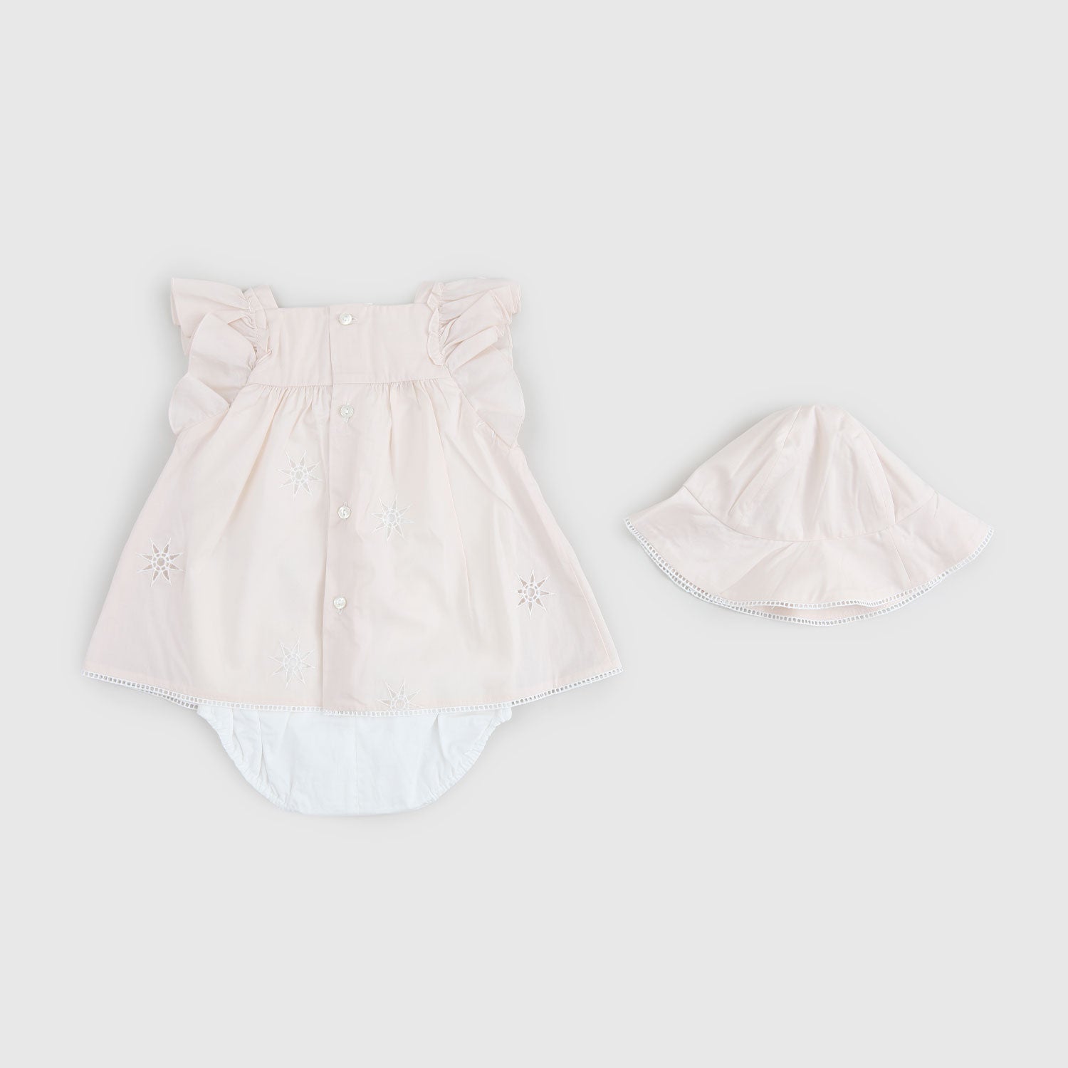 abito rosa con cappellino neonata - annameglio.com abbigliamento moda