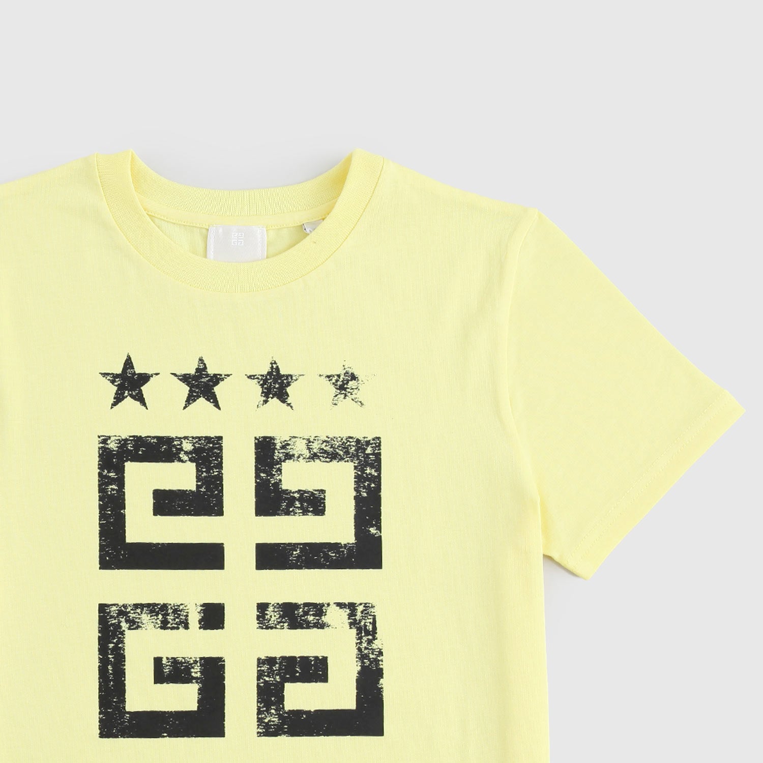 t-shirt gialla con stampa ragazzo - annameglio.com abbigliamento moda