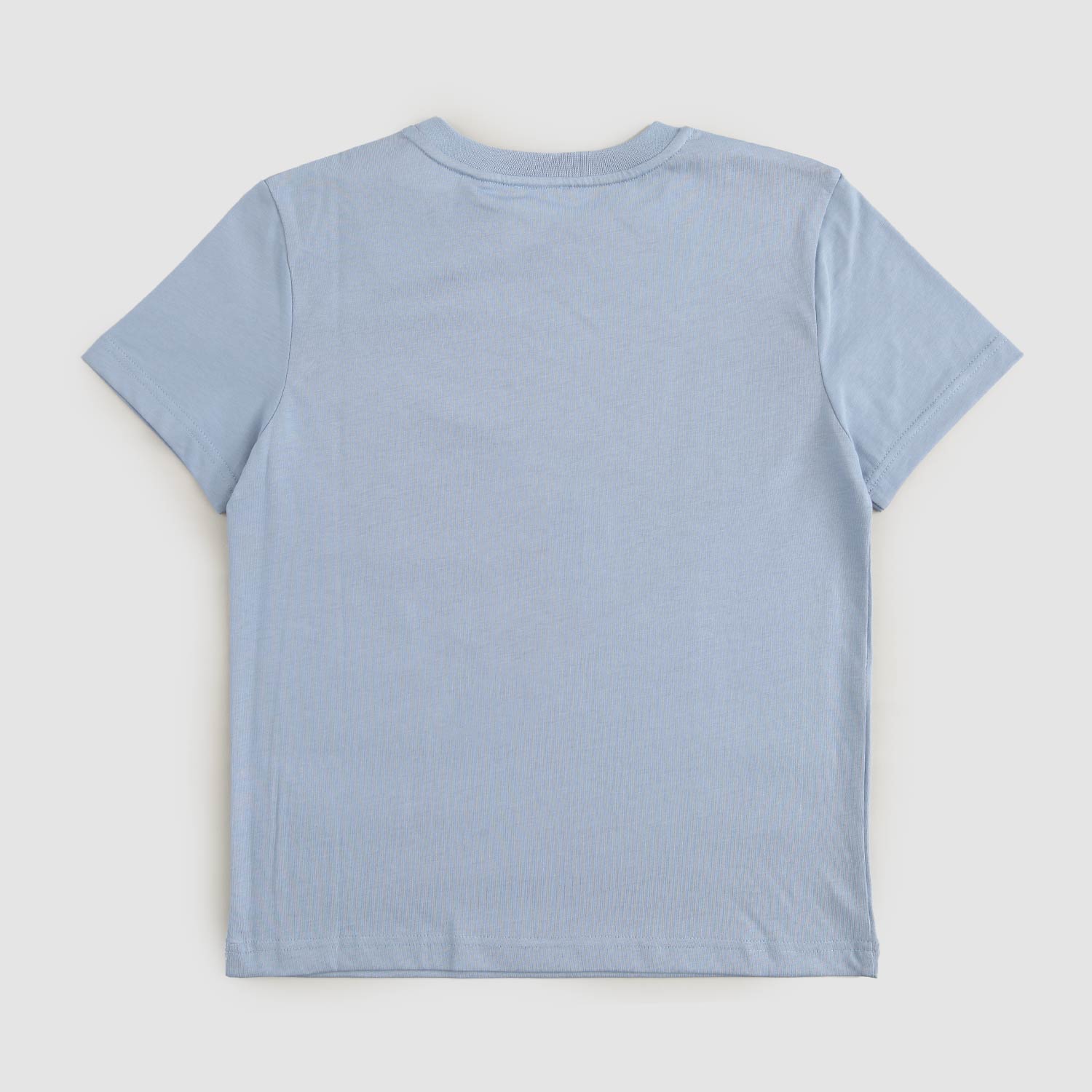 maglietta celeste con stampa bianca ragazzo - annameglio.com abbigliamento moda