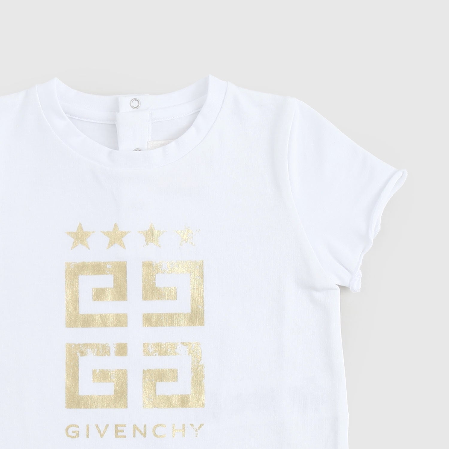 maglietta a maniche corte con stampa oro bambina - annameglio.com abbigliamento moda