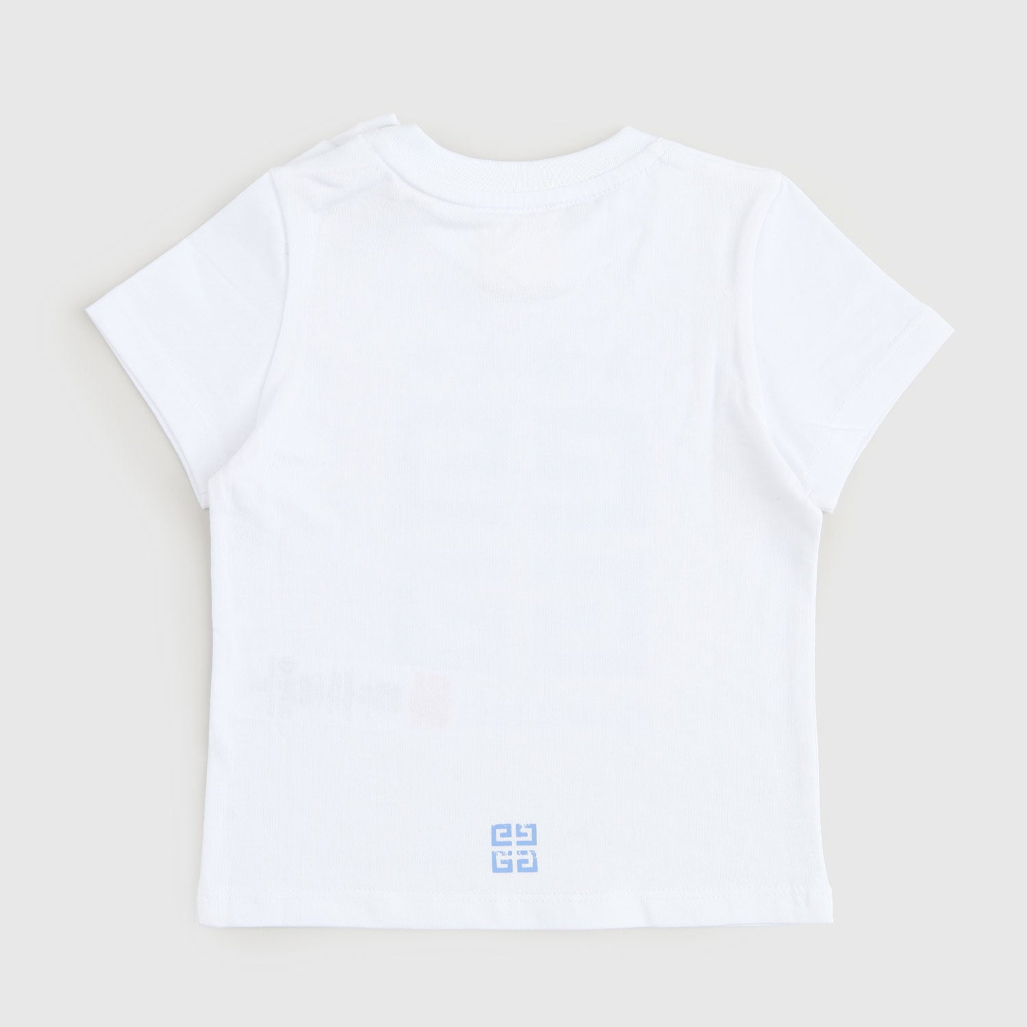 maglietta bianca dettagli celesti bambino - annameglio.com abbigliamento moda