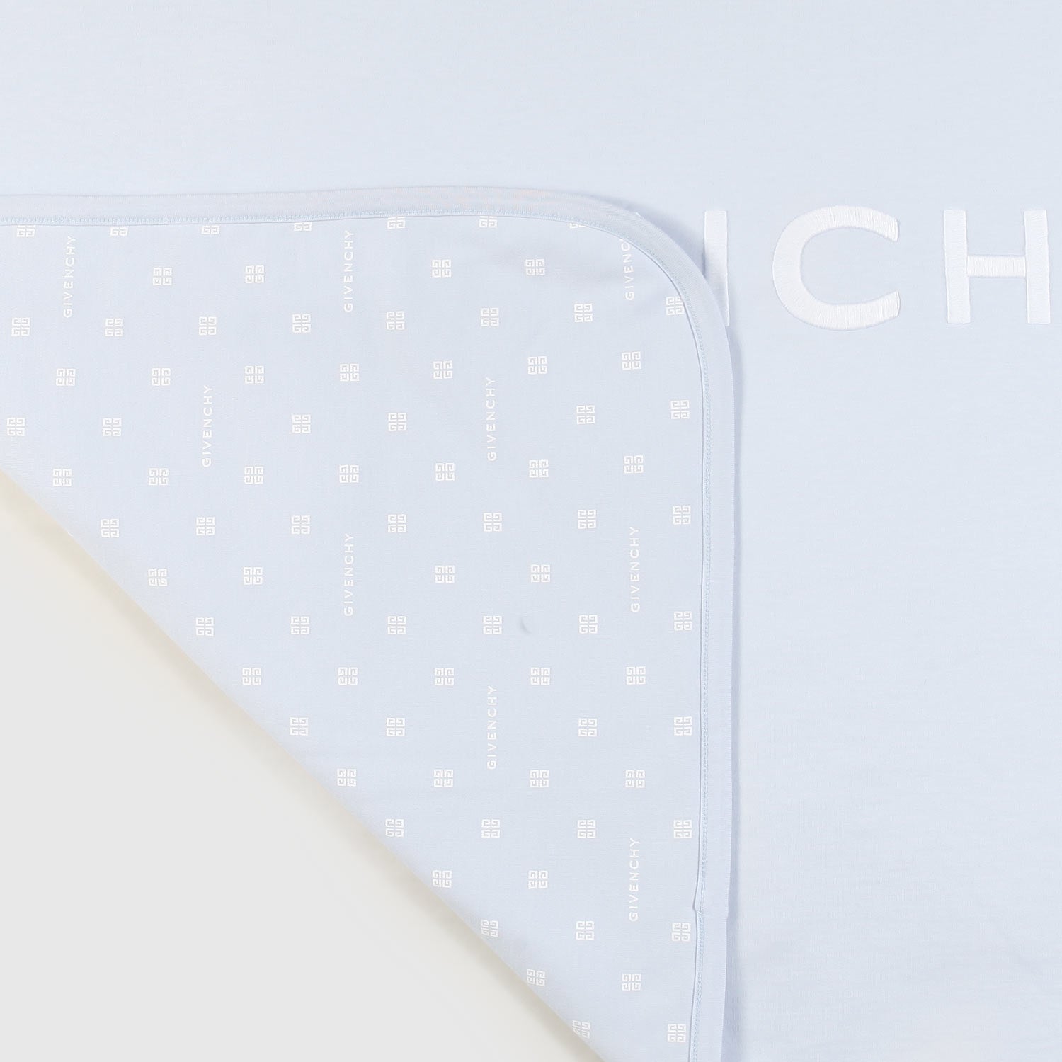 copertina neonato celeste con scritta - annameglio.com abbigliamento moda