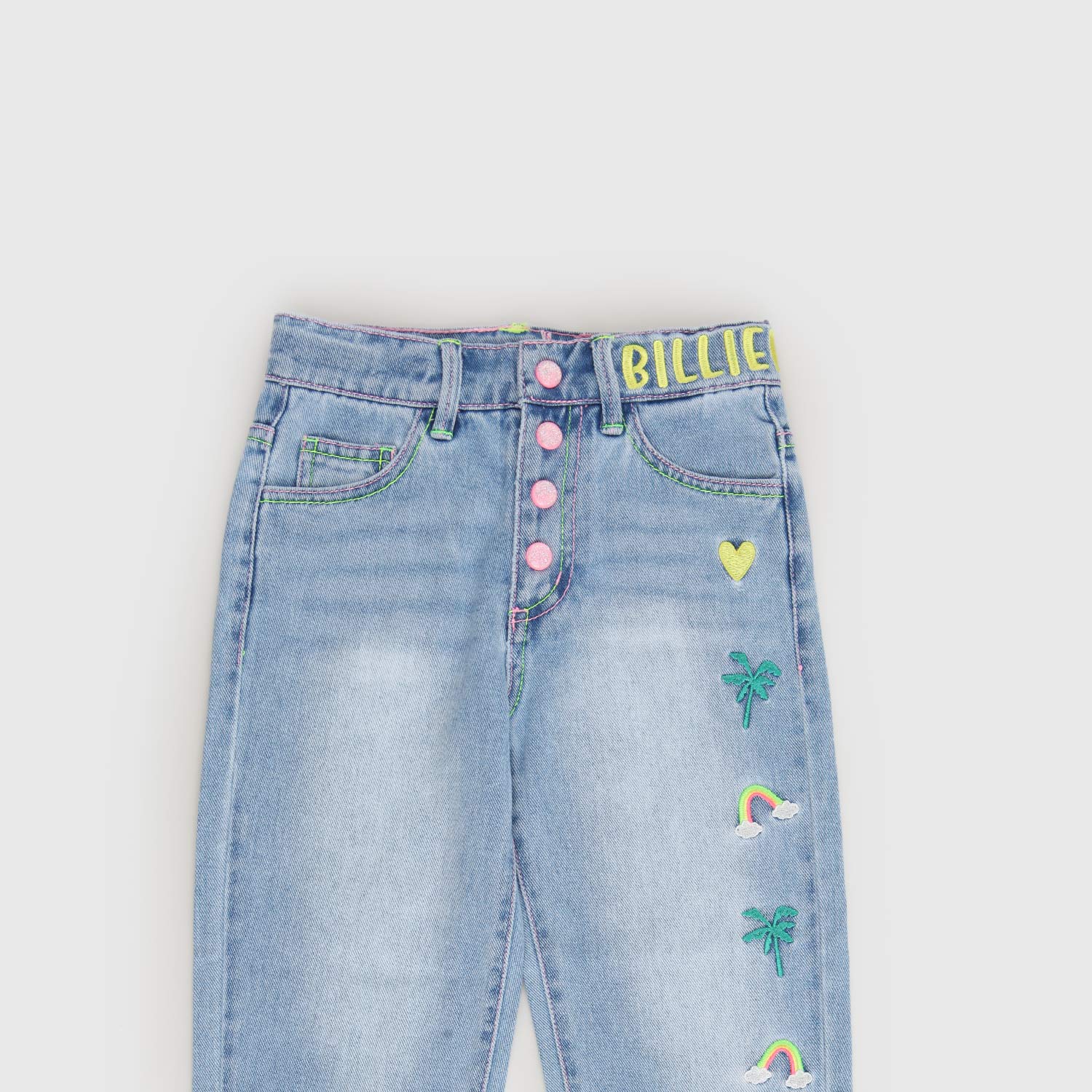 pantalone lungo denim colorato ragazza - annameglio.com abbigliamento moda