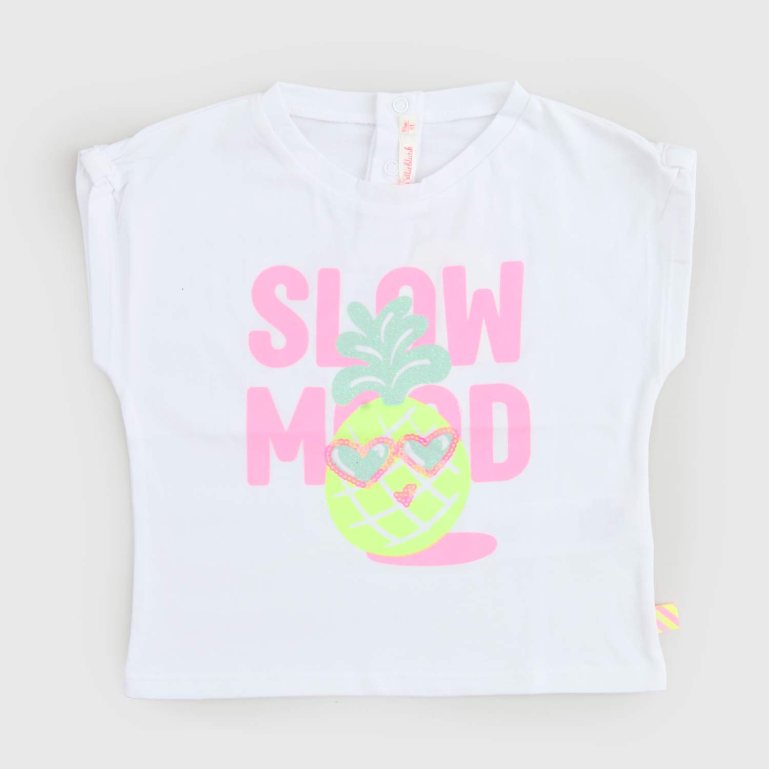 t-shirt bianca ananas bambina - annameglio.com abbigliamento moda