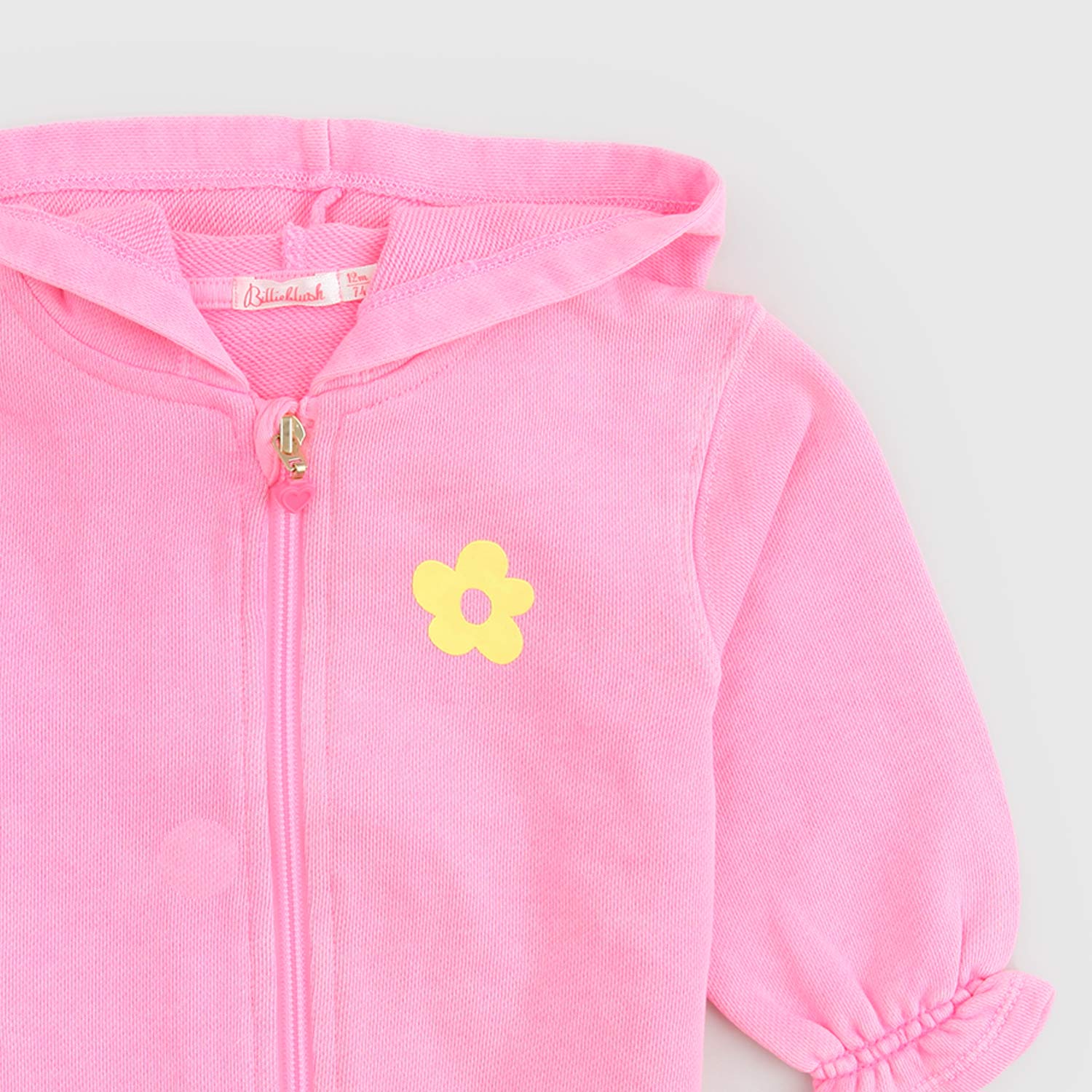 felpa con zip rosa fluo bambina - annameglio.com abbigliamento moda