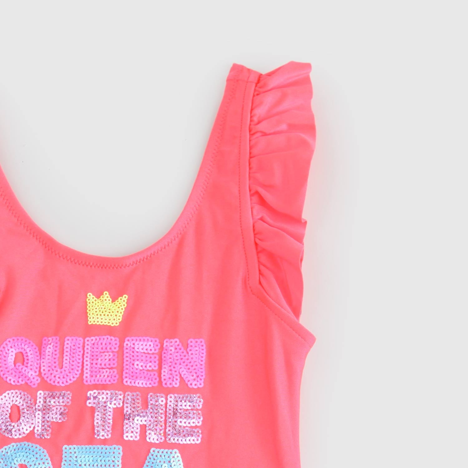 costume intero corallo fluo bambina - annameglio.com abbigliamento moda