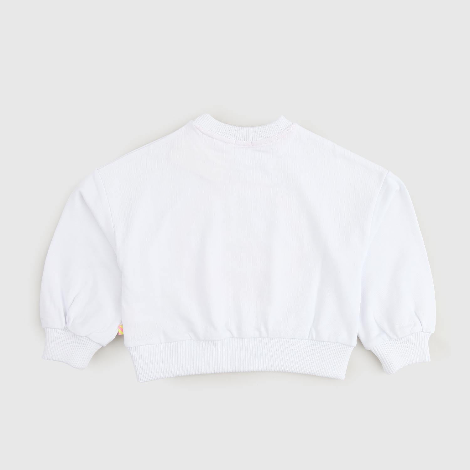 felpa bianca con palme bambina - annameglio.com abbigliamento moda