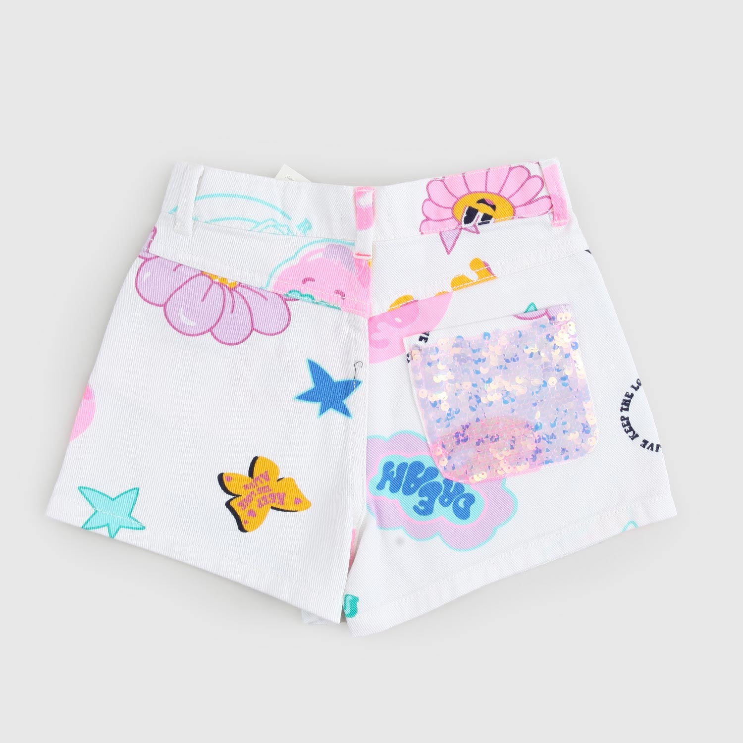 bermuda bianco fantasioso bambina - annameglio.com abbigliamento moda