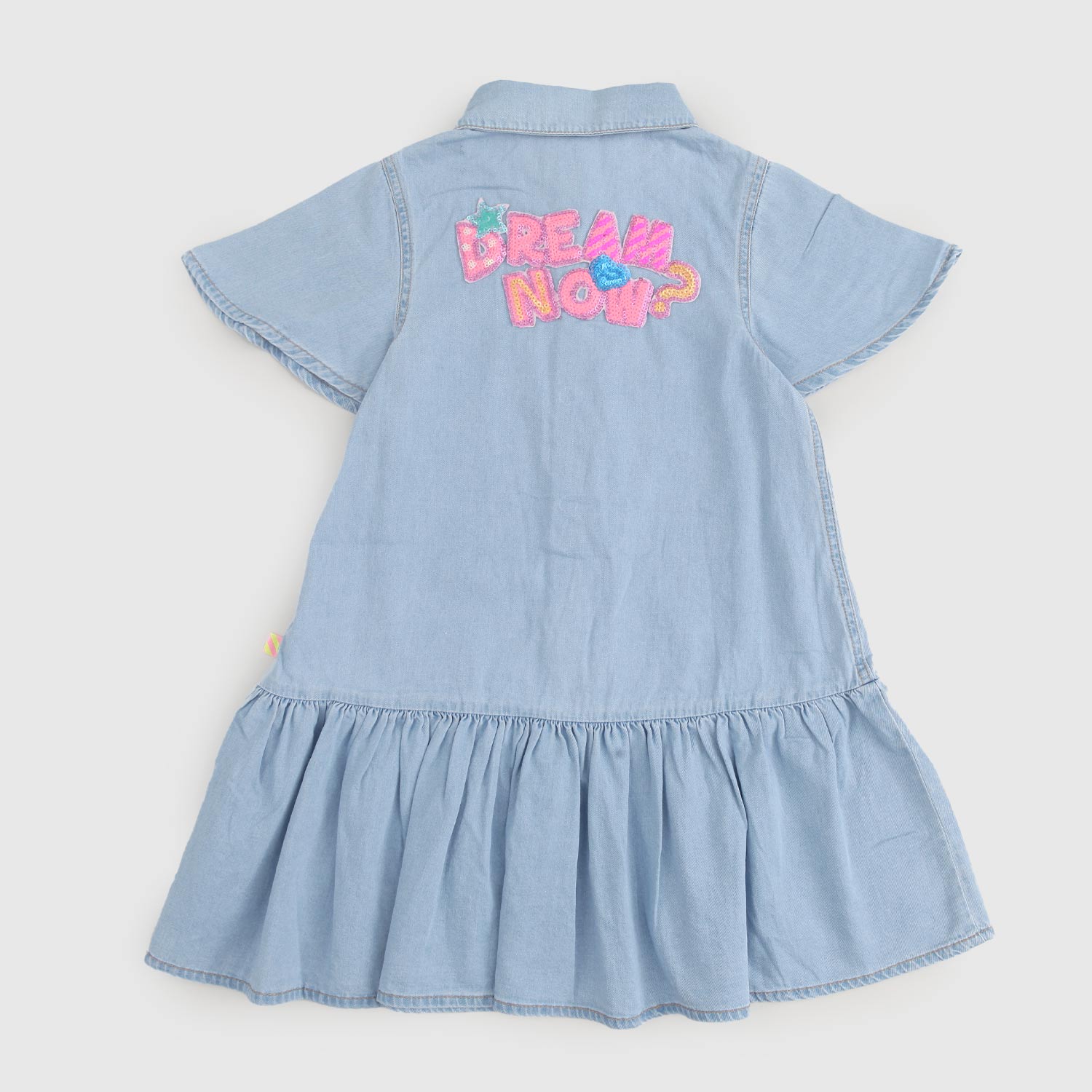 abito effetto jeans con paillettes bambina - annameglio.com abbigliamento moda