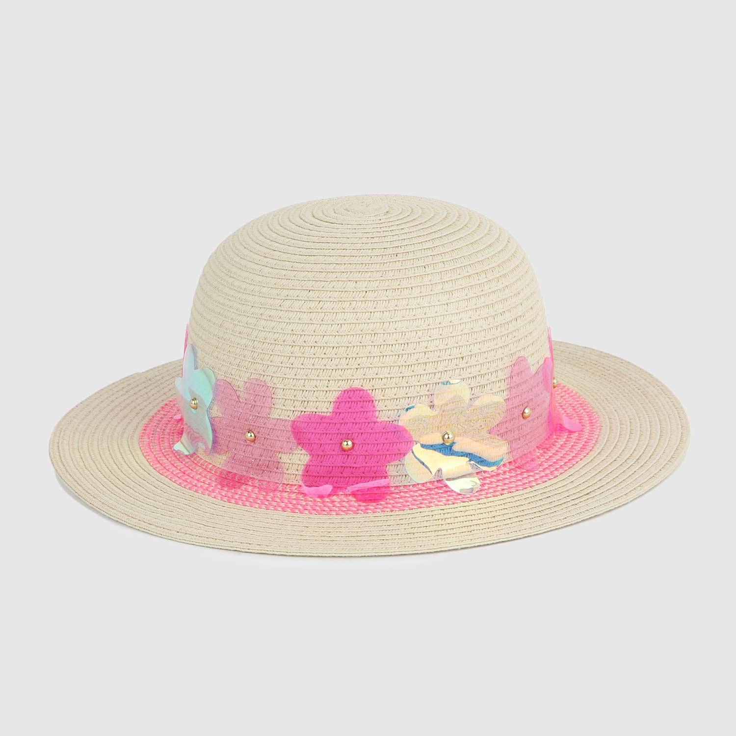 cappello di paglia con fiori bambina - annameglio.com abbigliamento moda