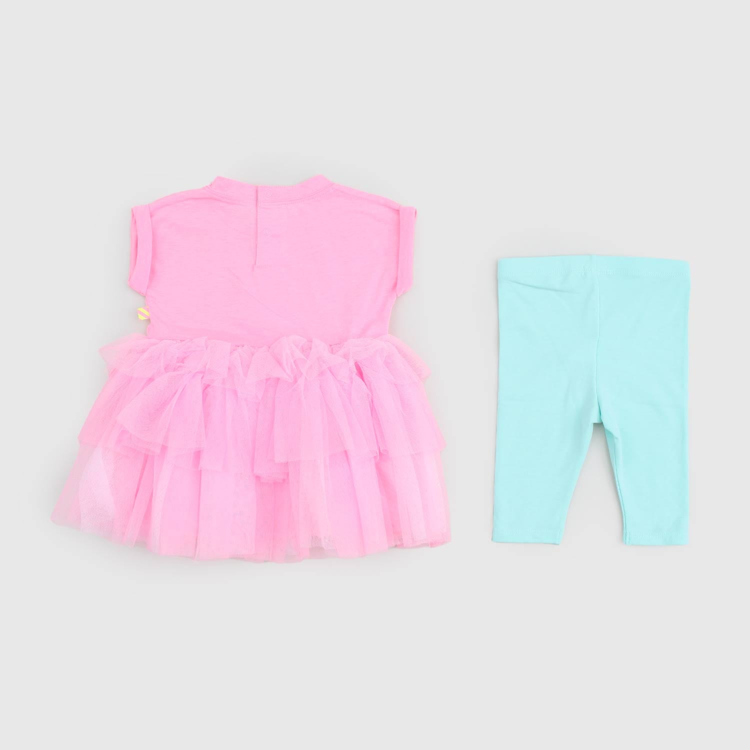 set abito rosa e pantaloncino verde neonata - annameglio.com abbigliamento moda