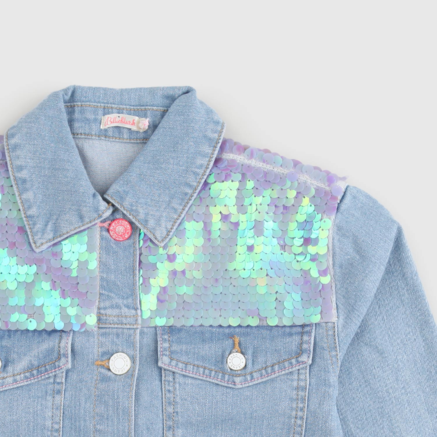 giacchetto con paillettes viola bambina - annameglio.com abbigliamento moda