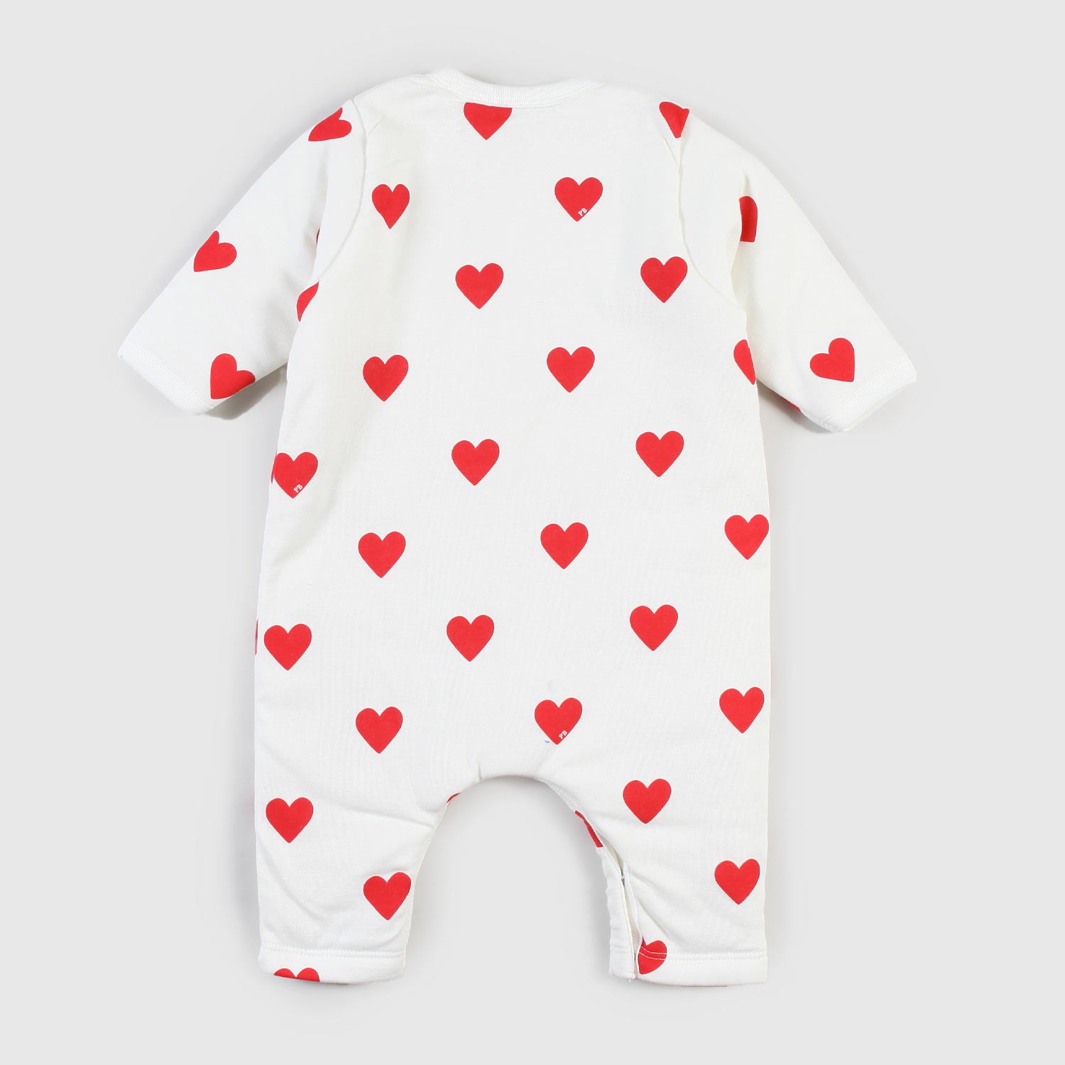 pigiama bianco con fantasia a cuori bebè - annameglio.com abbigliamento moda