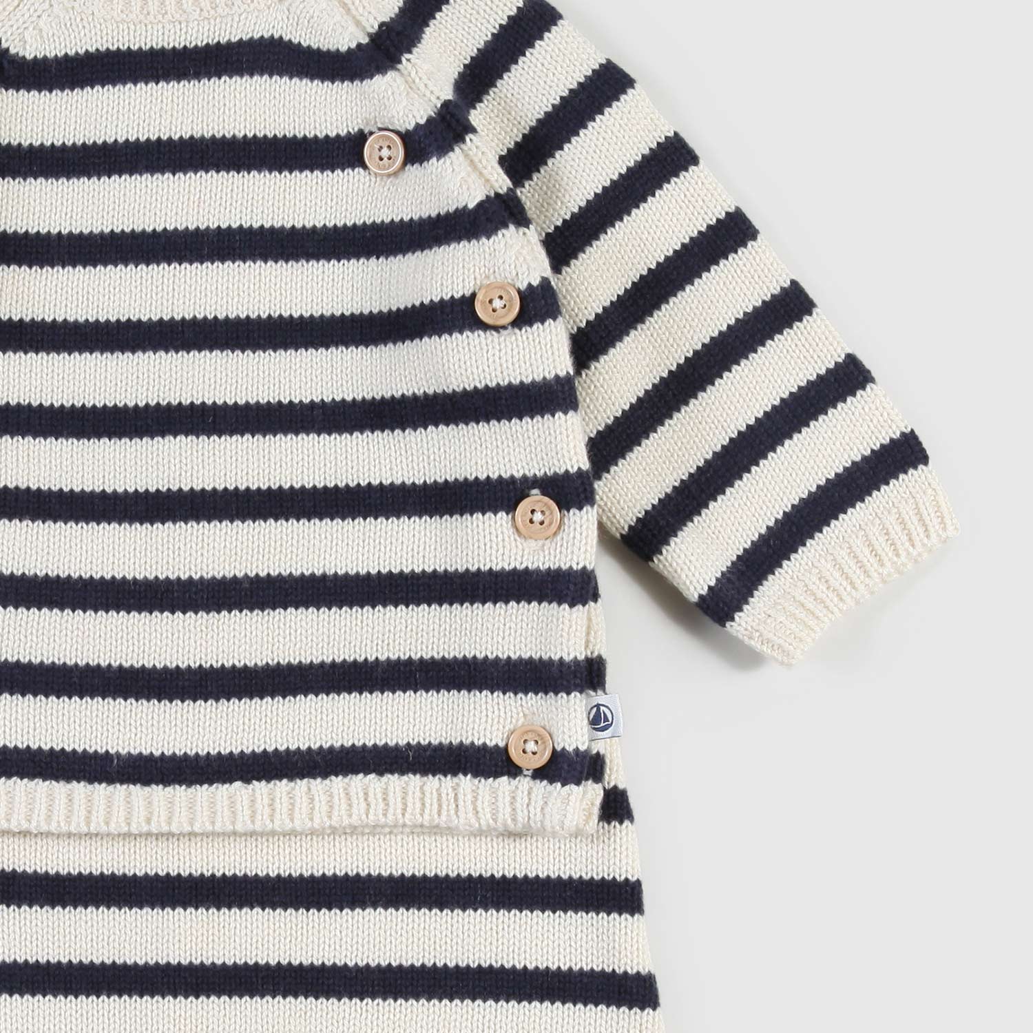 completo a righe blu e beige neonato - annameglio.com abbigliamento moda