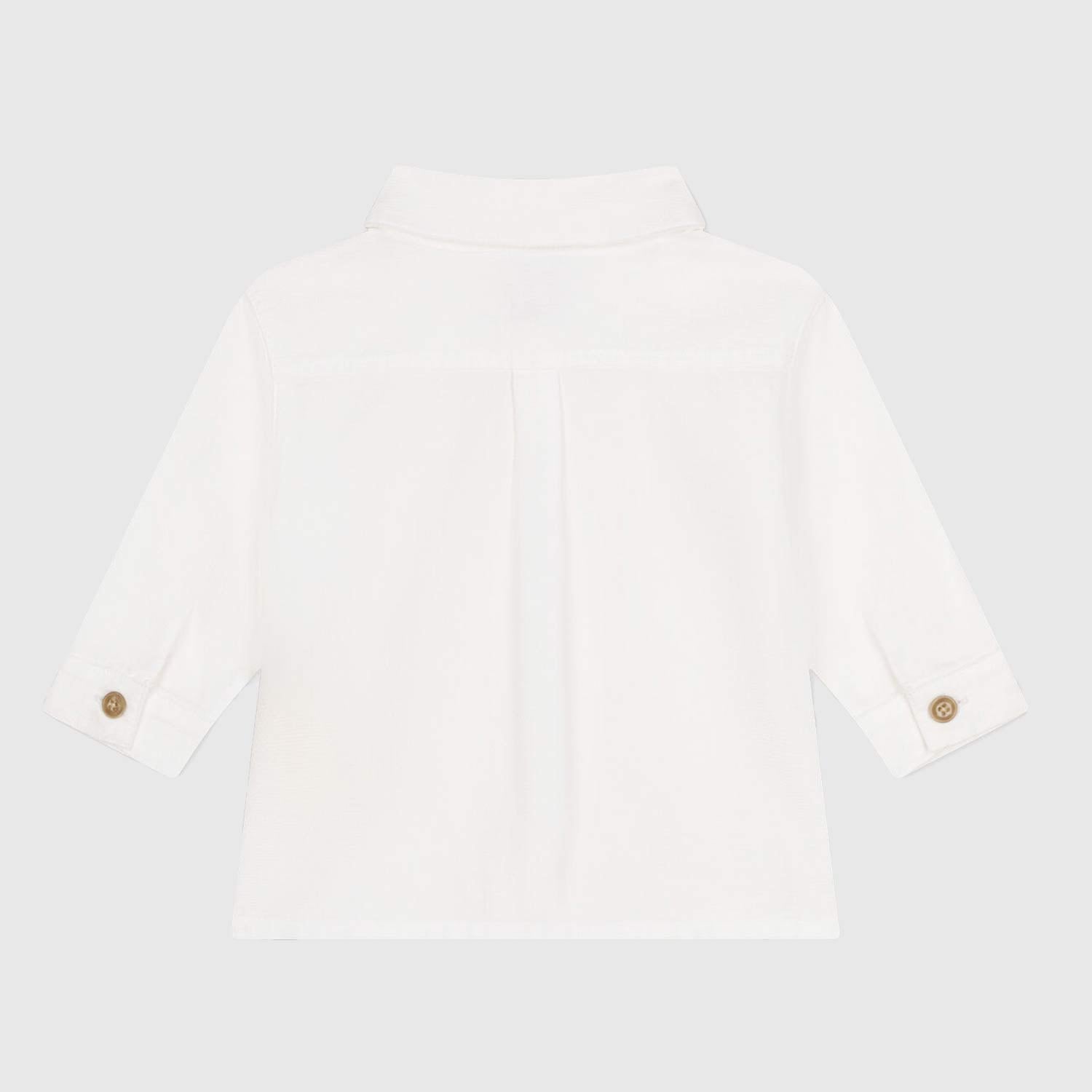 camicia bianca in cotone bebè - annameglio.com abbigliamento moda