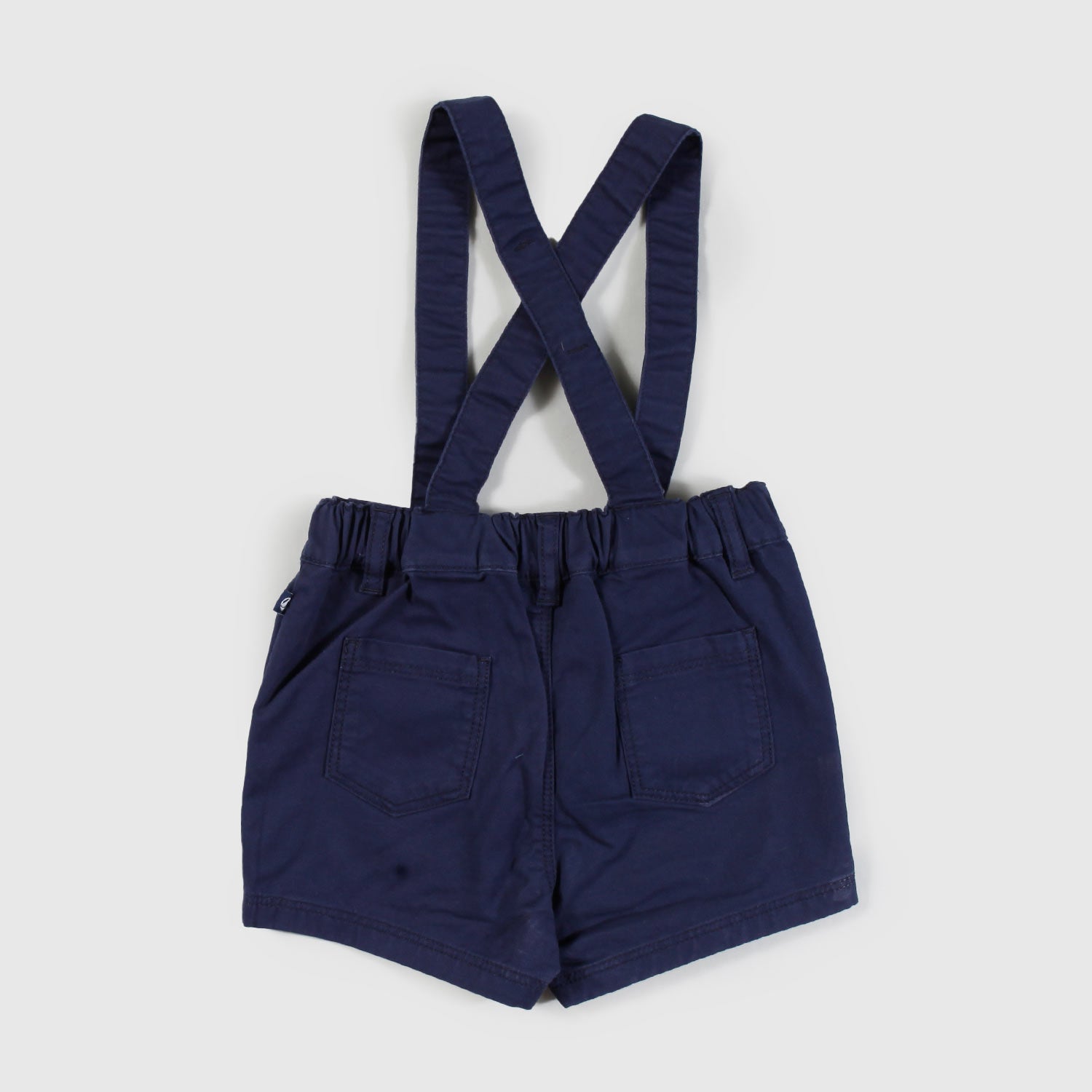 Shorts con bretelle blu bambino - annameglio.com abbigliamento moda