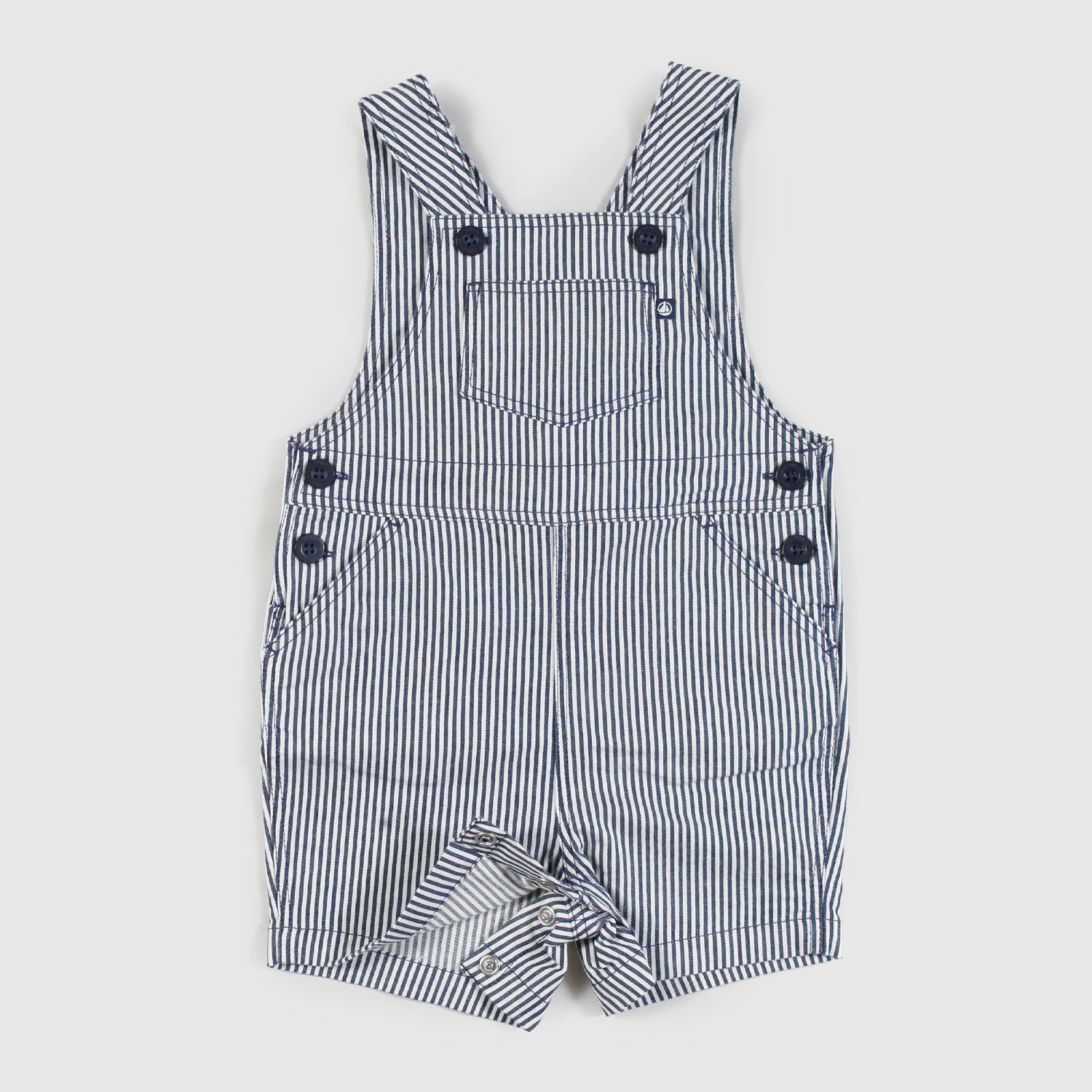 salopette a righe bianche e blu bambino - annameglio.com abbigliamento moda