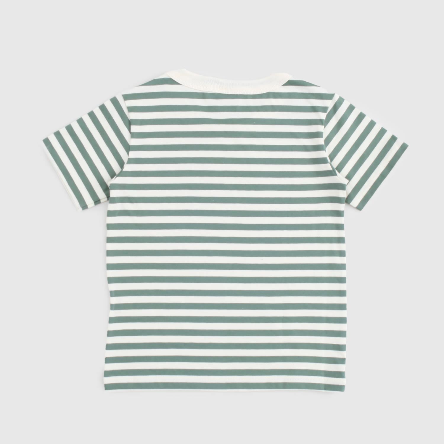 t-shirt a righe bianche e verdi bambino - annameglio.com abbigliamento moda