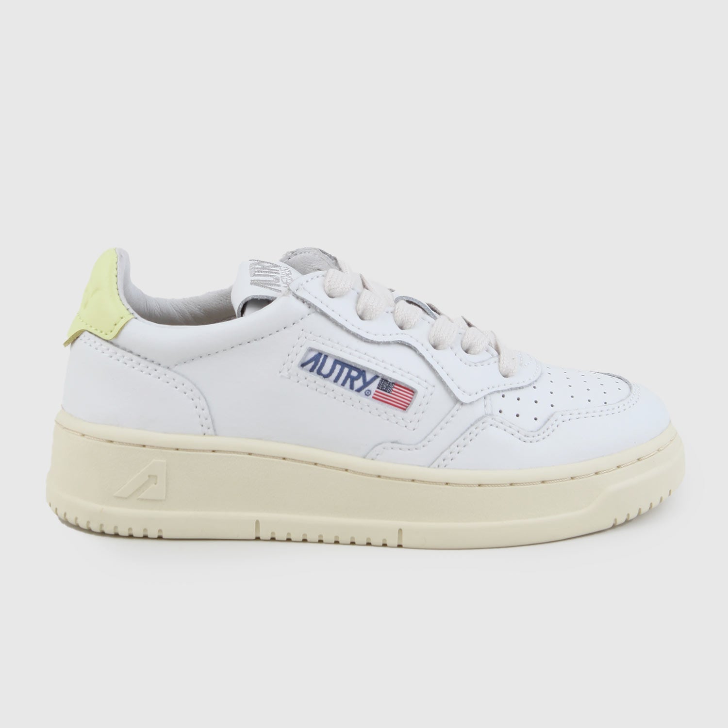 sneaker low bianca e lime - annameglio.com abbigliamento moda