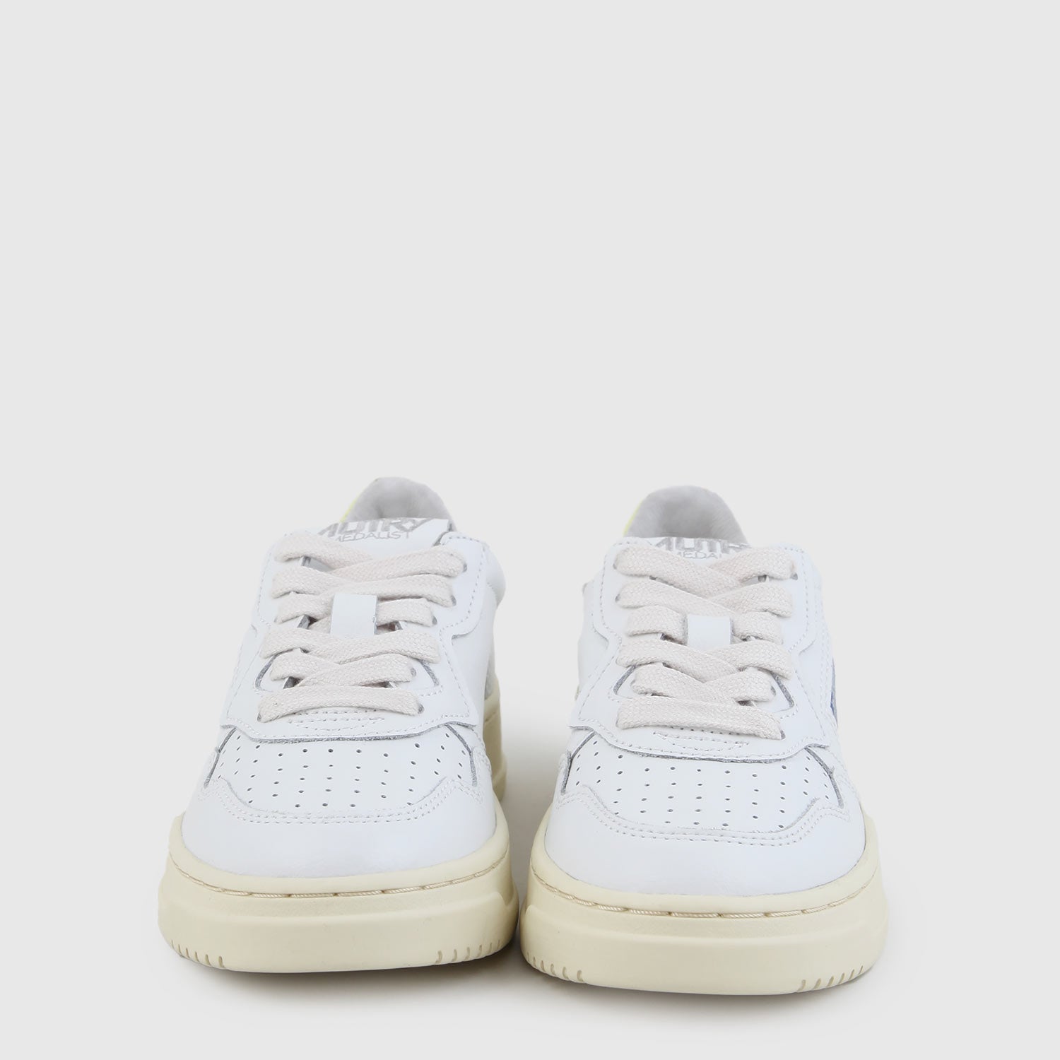 sneaker low bianca e lime - annameglio.com abbigliamento moda