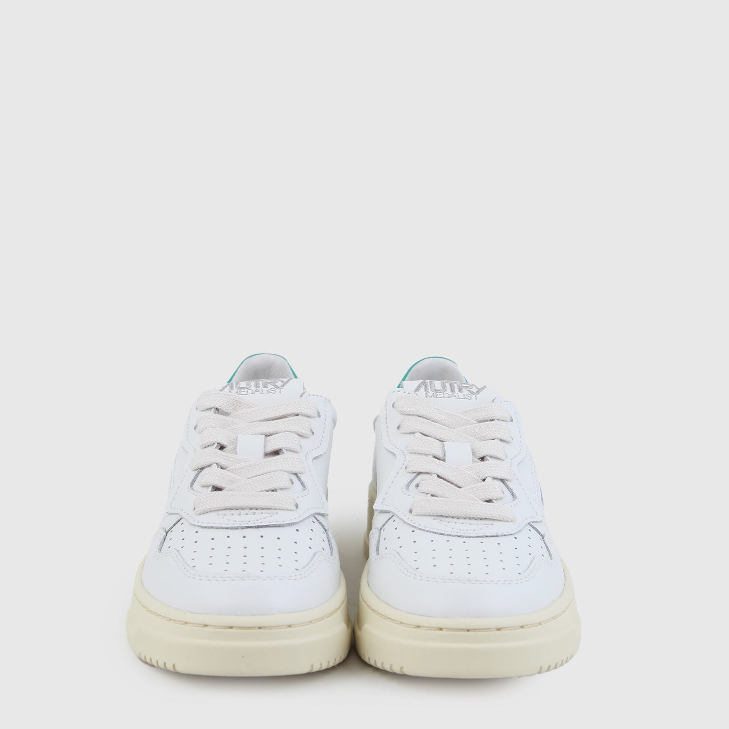 sneaker low  bianca e verde - annameglio.com abbigliamento moda