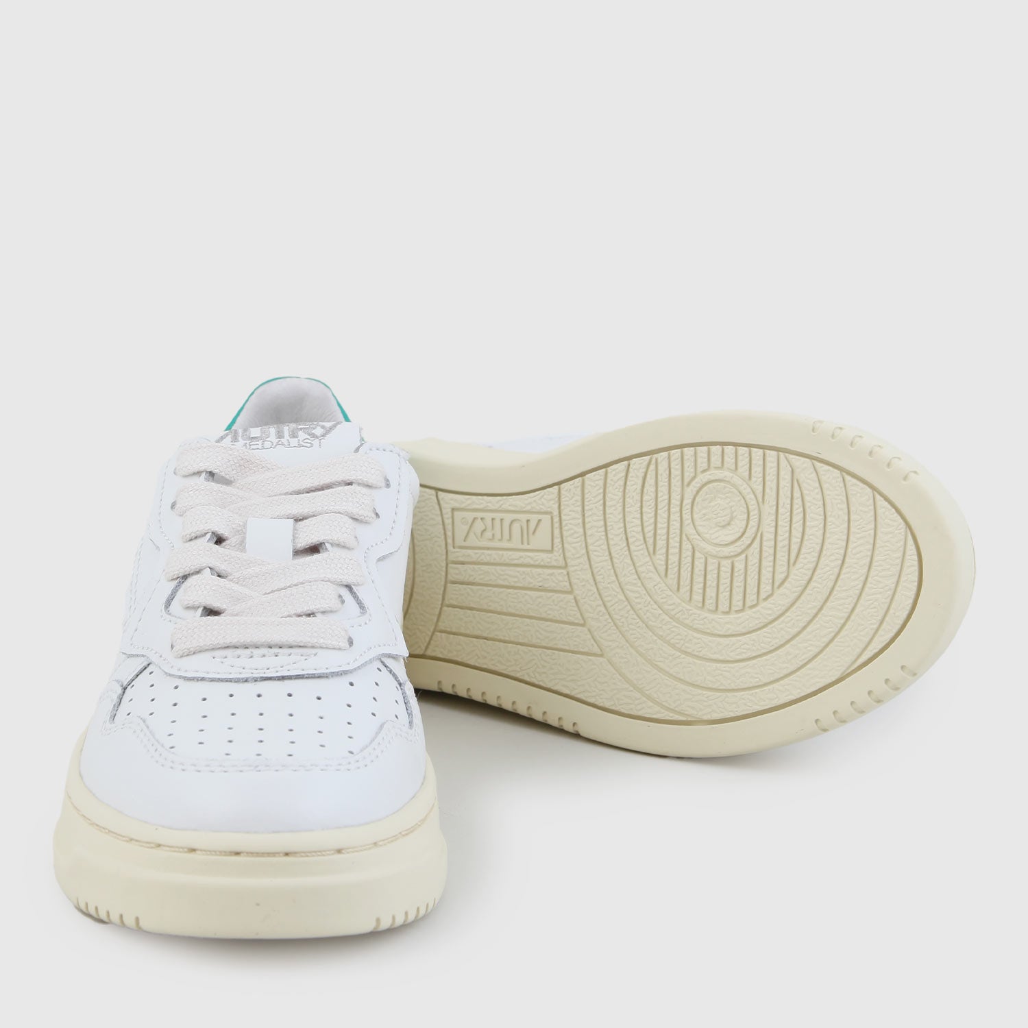 sneaker low  bianca e verde - annameglio.com abbigliamento moda