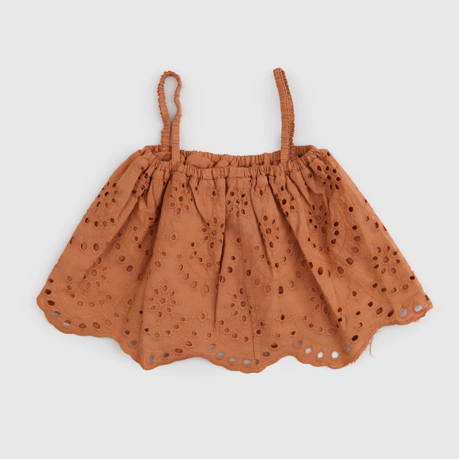 top marrone con ricamo bambina - annameglio.com abbigliamento moda