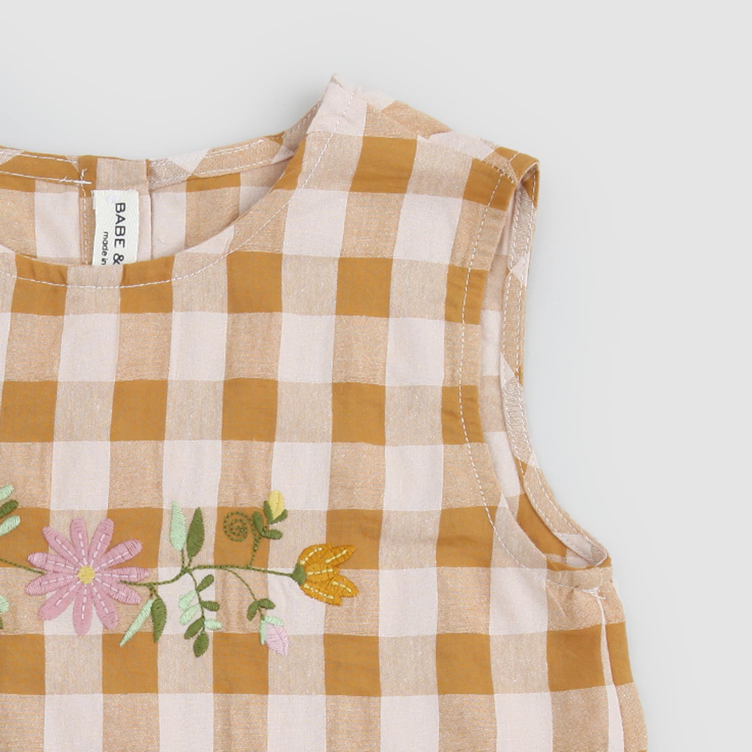 t-shirt smanicata quadri gialli bambina - annameglio.com abbigliamento moda