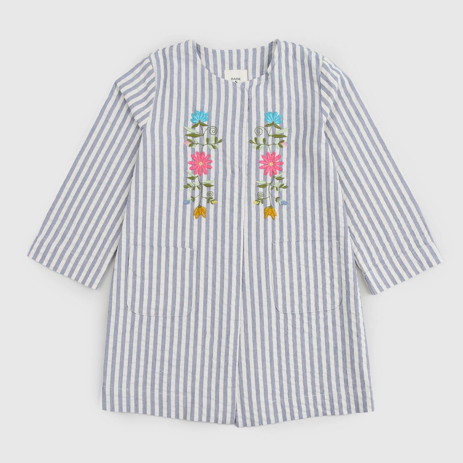 casacca a righe blu e beige ragazza - annameglio.com abbigliamento moda