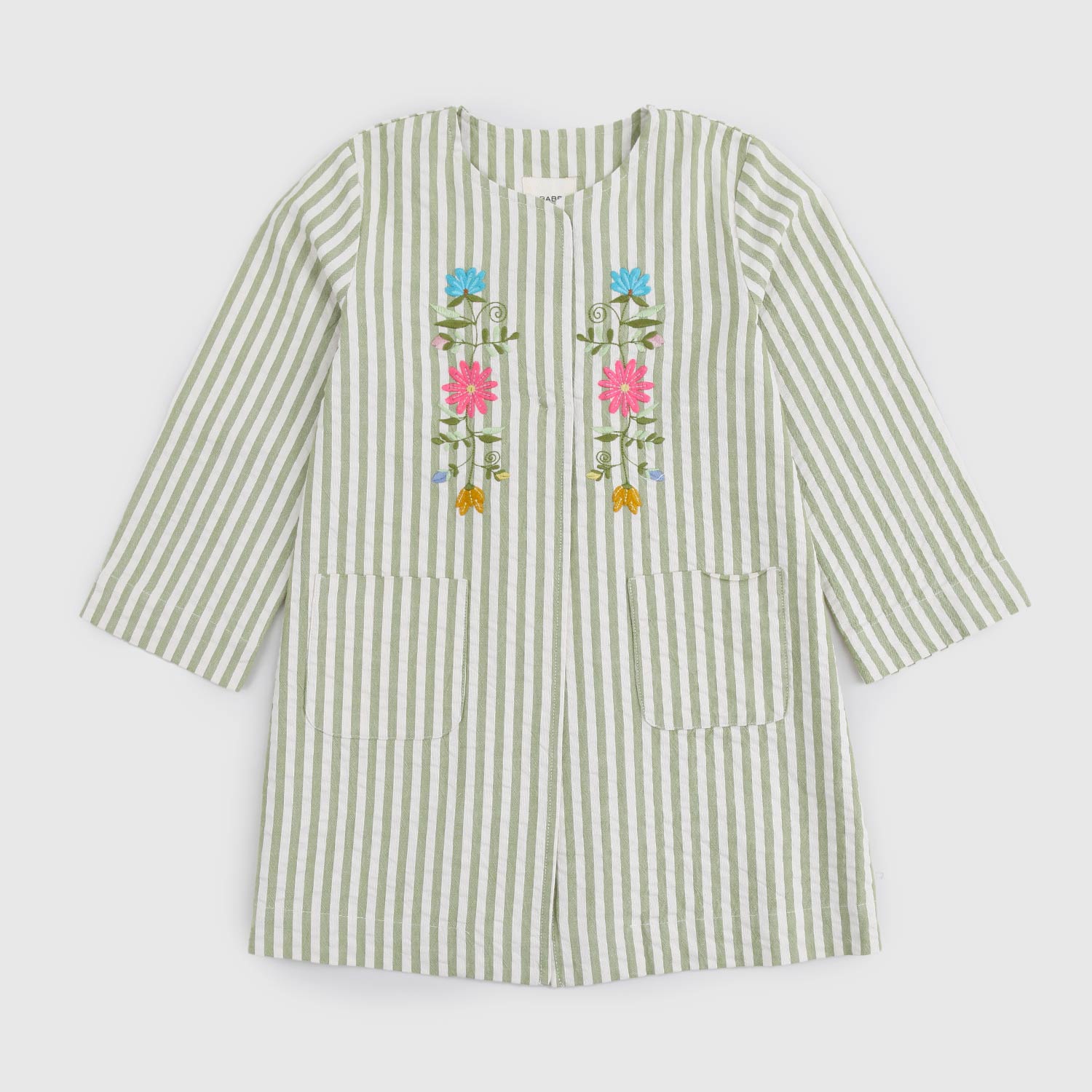 casacca a righe verdi e beige ragazza - annameglio.com abbigliamento moda